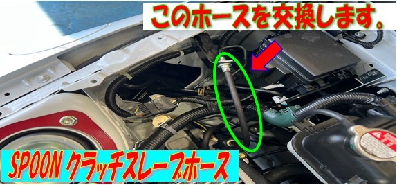 ホンダ S660 SPOON クラッチホース交換 | 店舗おススメ情報 | タイヤ館 藤枝（静岡県） | タイヤからはじまる、トータルカーメンテナンス  タイヤ館グループ Flatwell クラッチライン SUS S660 JW5