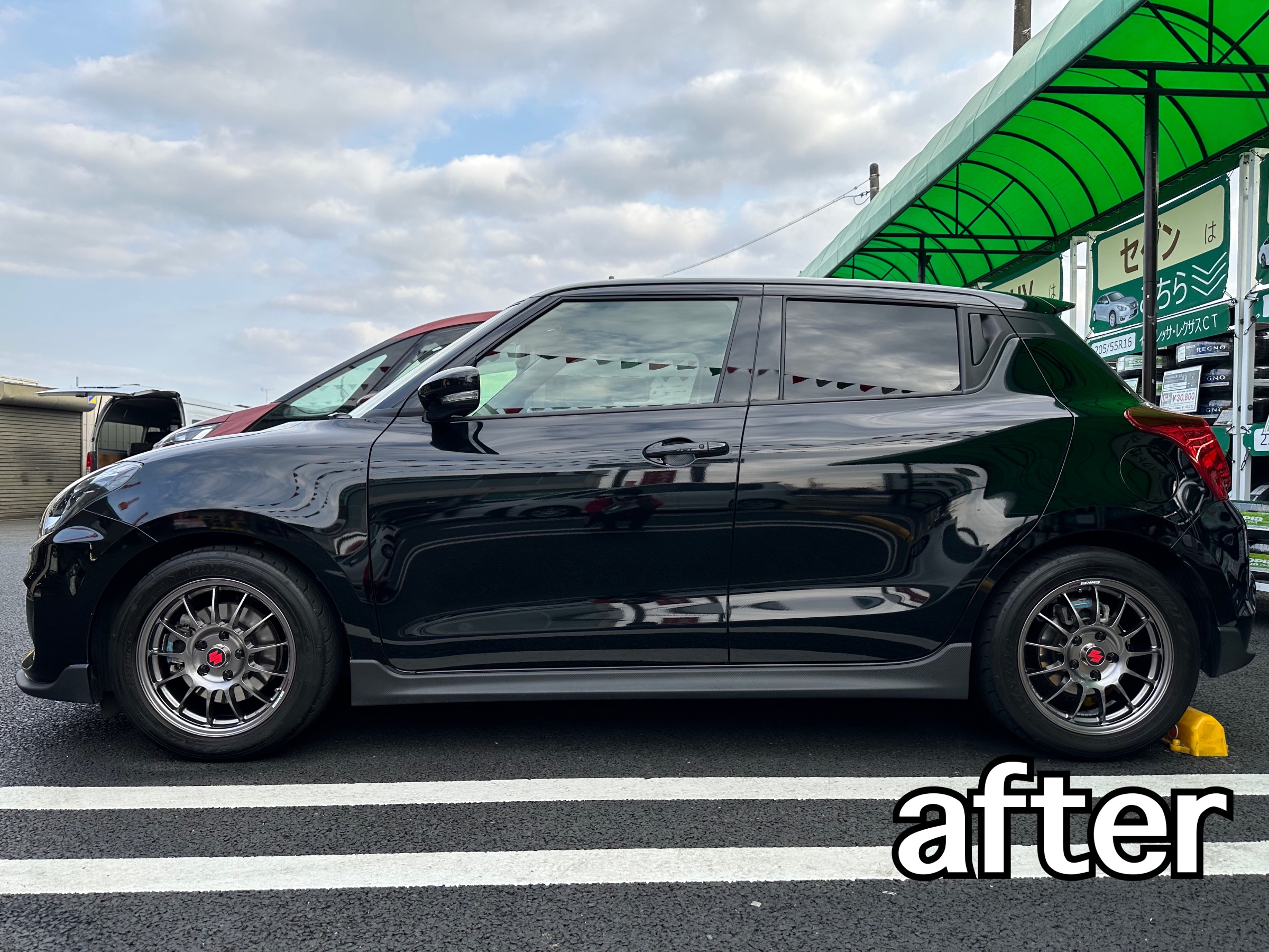 SUZUKI・SWIFT SPORT・ZC33S】ダウンサス取り付け | 店舗お