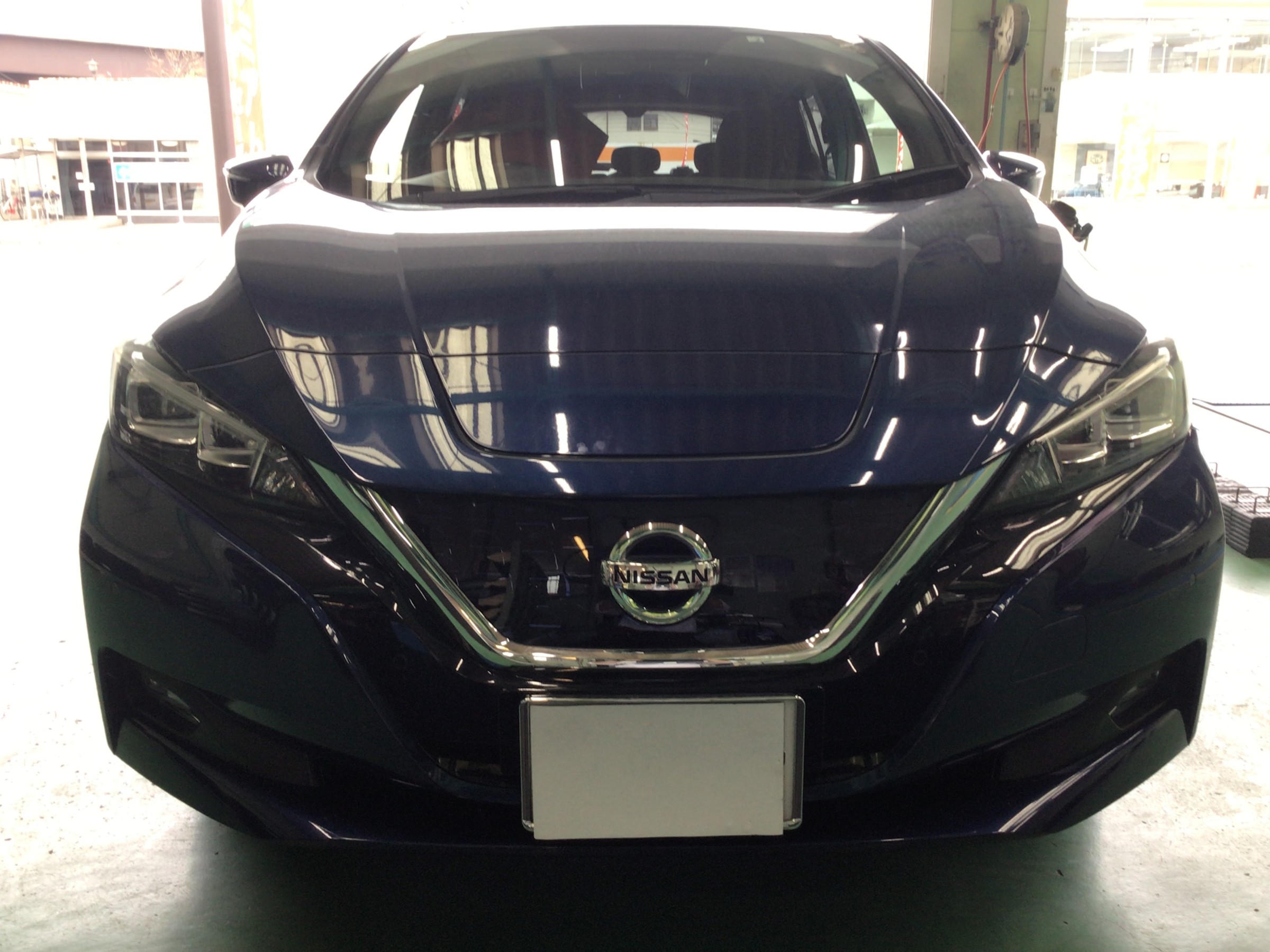 日産　リーフ　夏タイヤ　エコピアEV-０１へ交換　タイヤ館廿日市