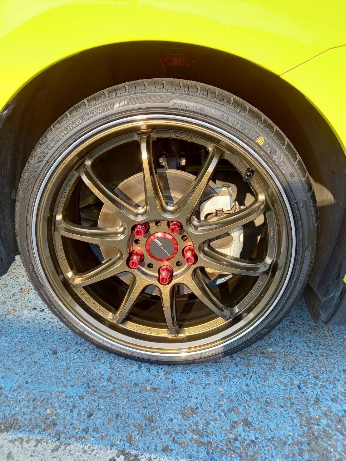 スズキ スイフトスポーツ WORK EMOTION ZR10 x セイバーリング