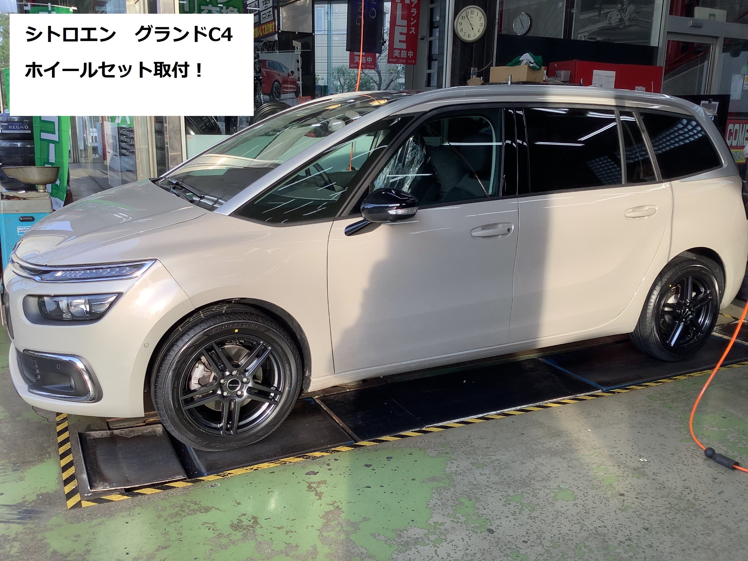 シトロエン グランドC4 ホイールセット取付！！ | シトロエン C4ピカソ