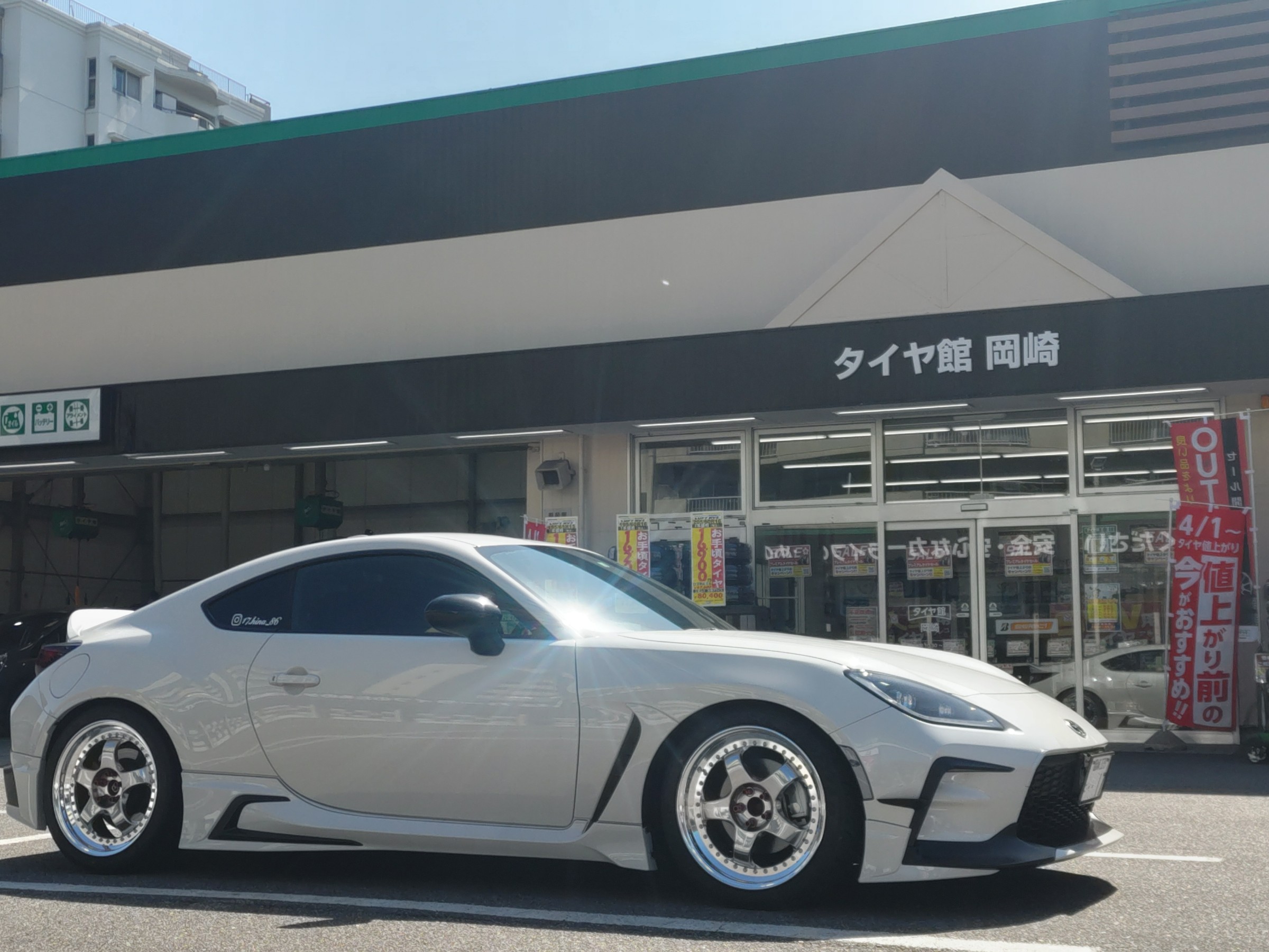 [動画あり]GR86/BRZ R18 + 225/40R18 DZ102 サマー 動画あり]GR86/BRZ R18 + 225/40R18 DZ102 サマー