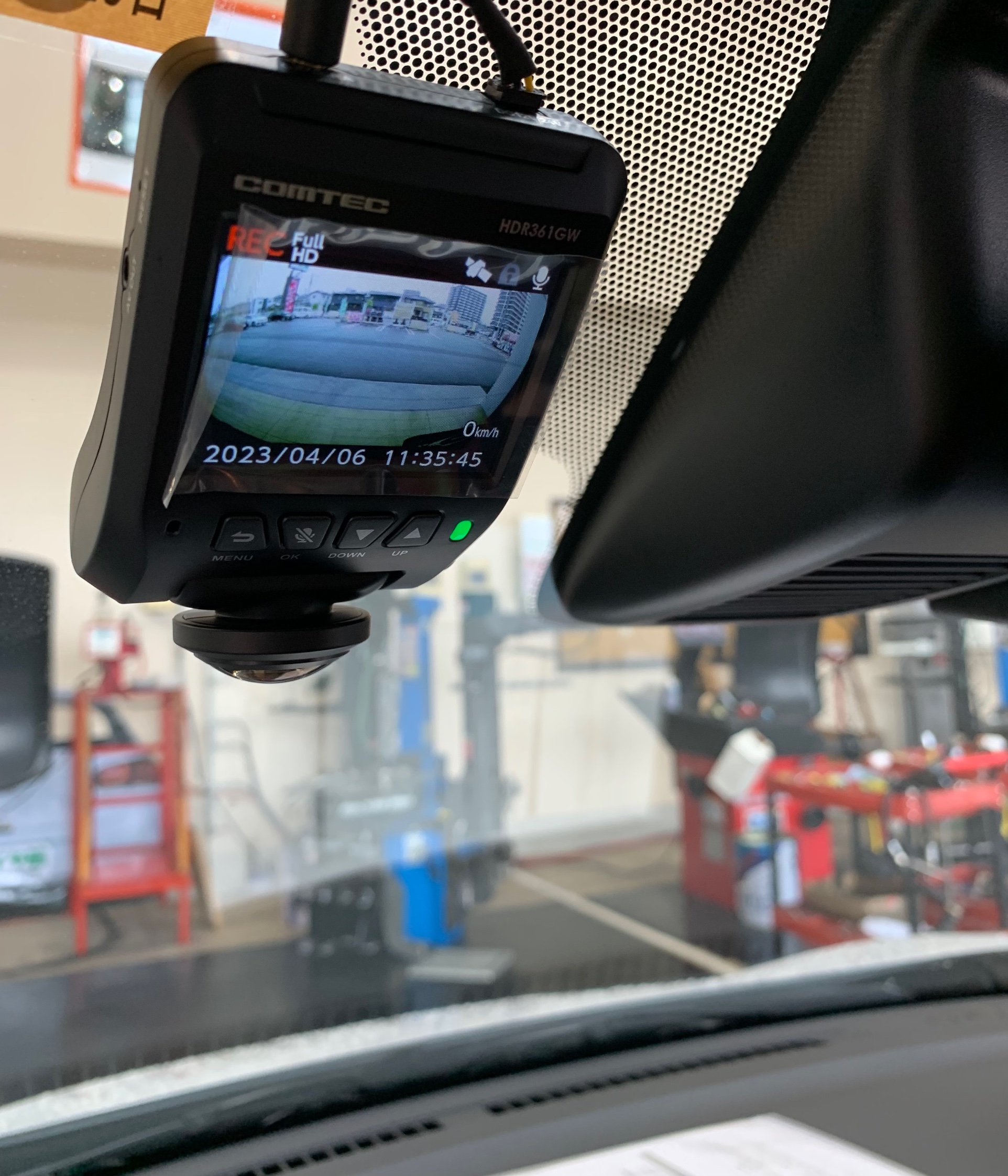 日産 デイズ】ドライブレコーダー取付 コムテック HDR361GW | 日産
