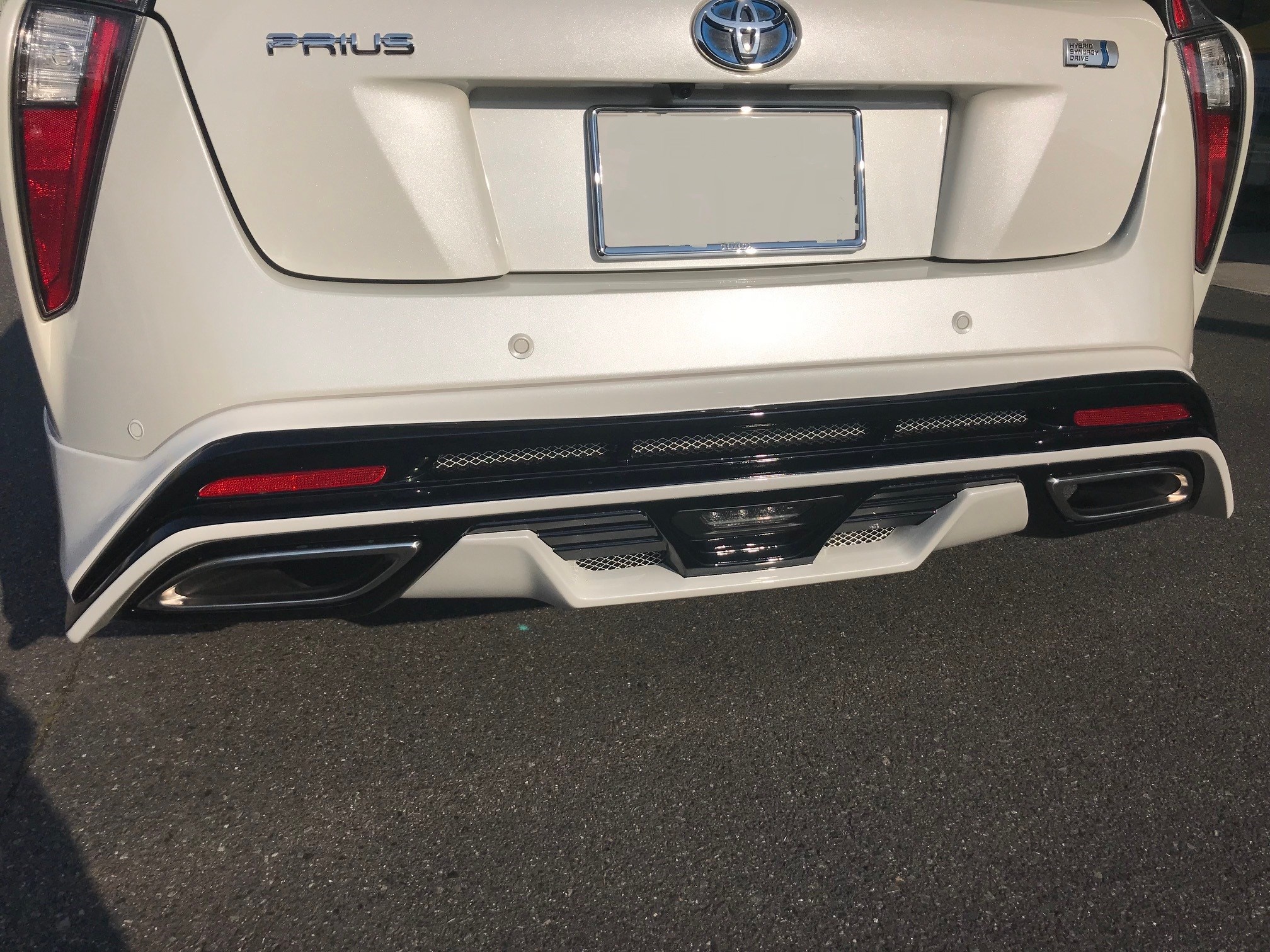 トレンド M'z SPEED リアアンダースポイラー マフラー4本出し用