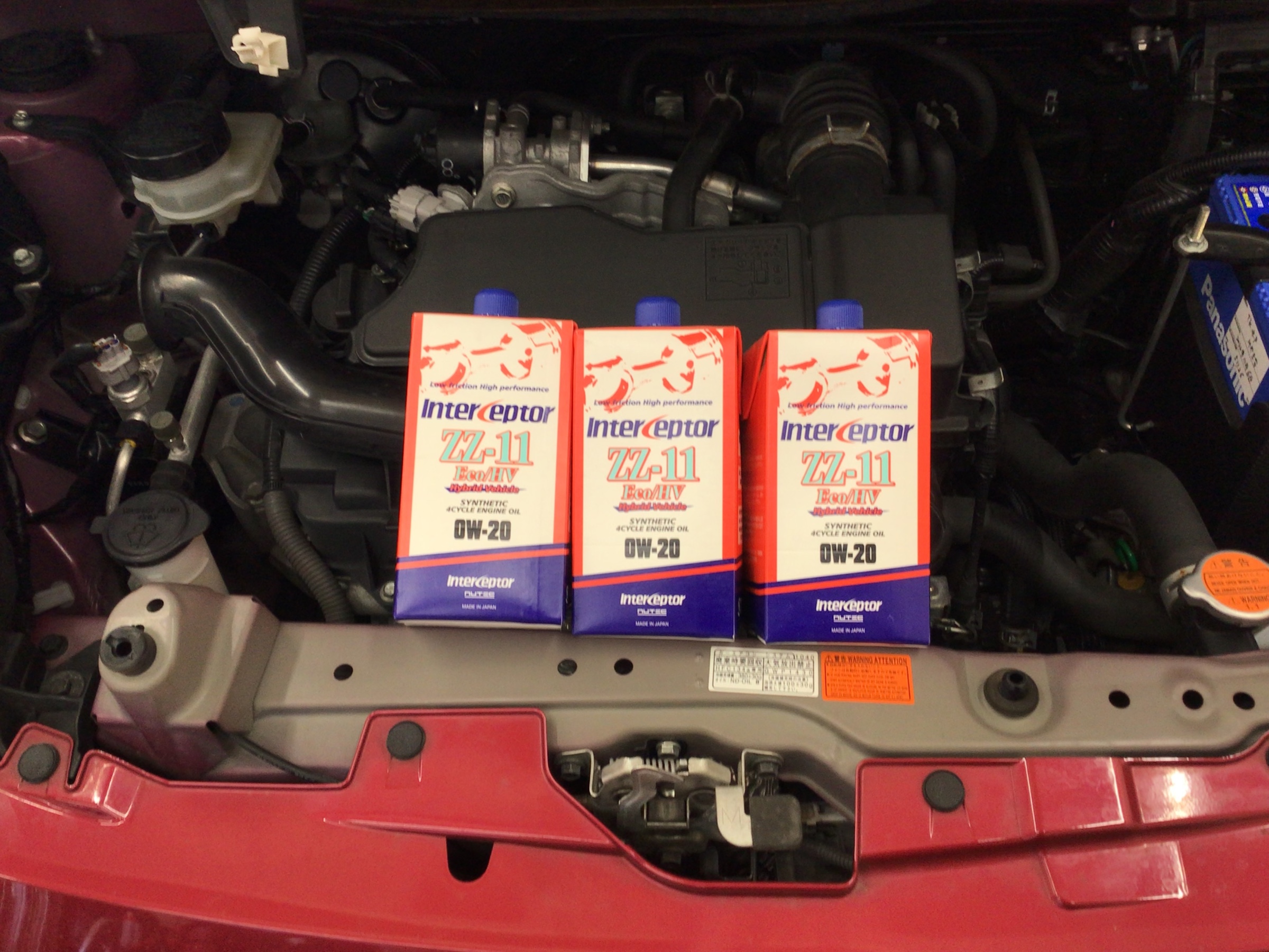 TOYOTA・タンク・エンジンオイル交換・NUTEC・ZZ-11 0W-20 TOYOTA・タンク・エンジンオイル交換・NUTEC・ZZ-11 0W-20