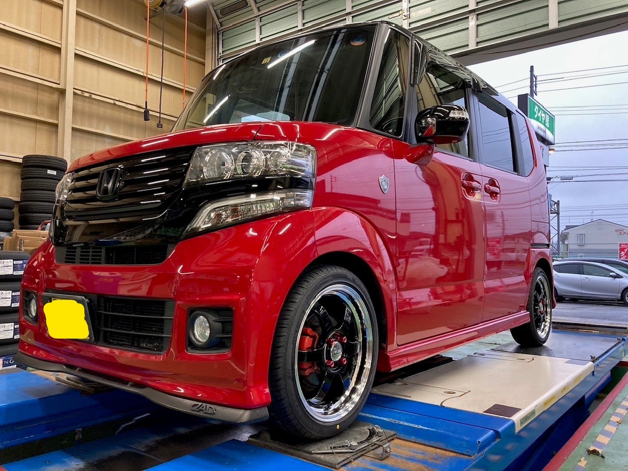 N-BOX × RAYS TE37 KCR | 店舗おススメ情報 | タイヤ館 松江南