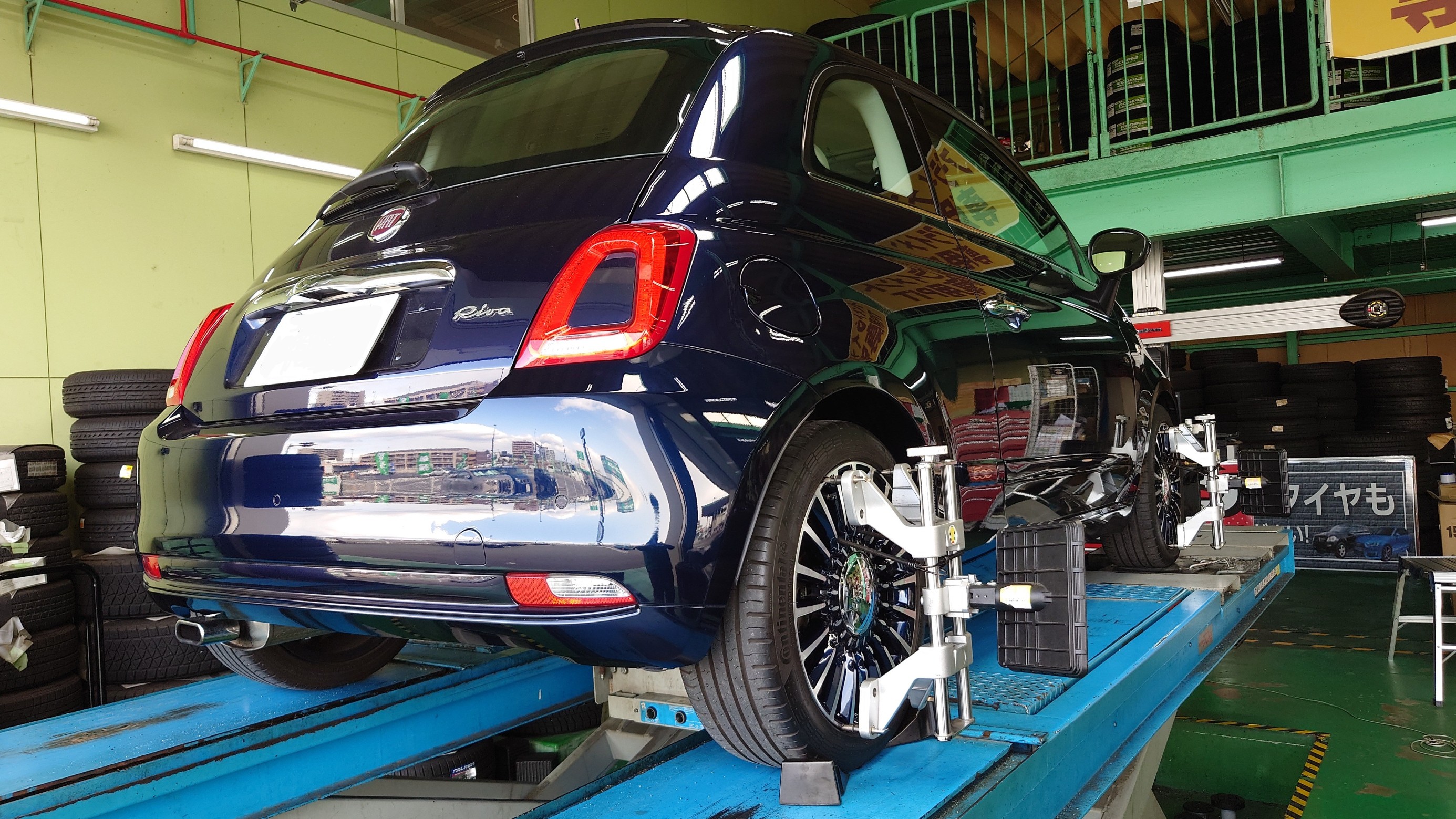 Fiat500にRSR Ti2000ダウンサス装着しました！ | 店舗おススメ