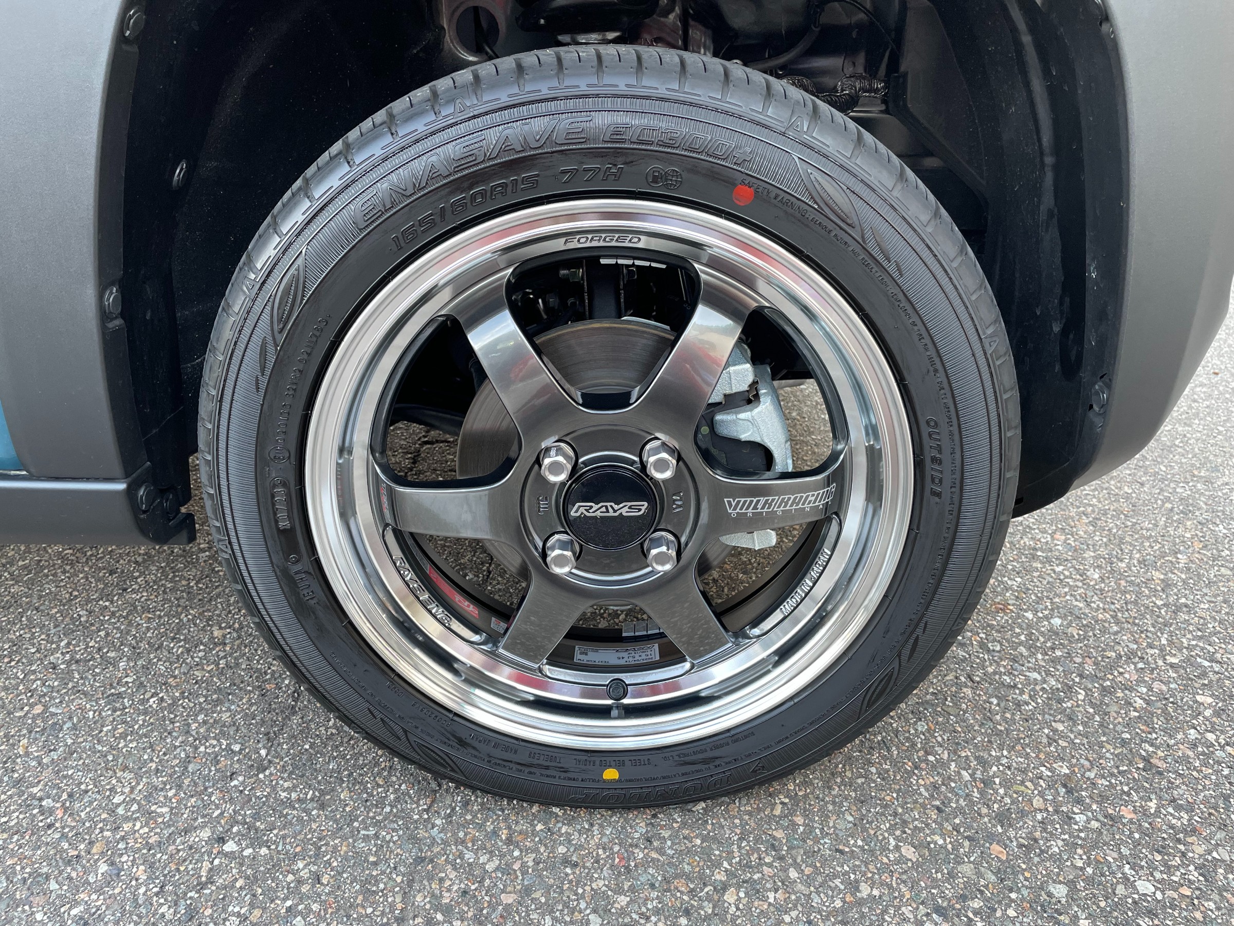 RAYS レイズ　TE37 KCR 15インチタイヤホイールセット　2本 RAYS レイズ TE37 KCR 15インチタイヤホイールセット 2本 - メルカリ