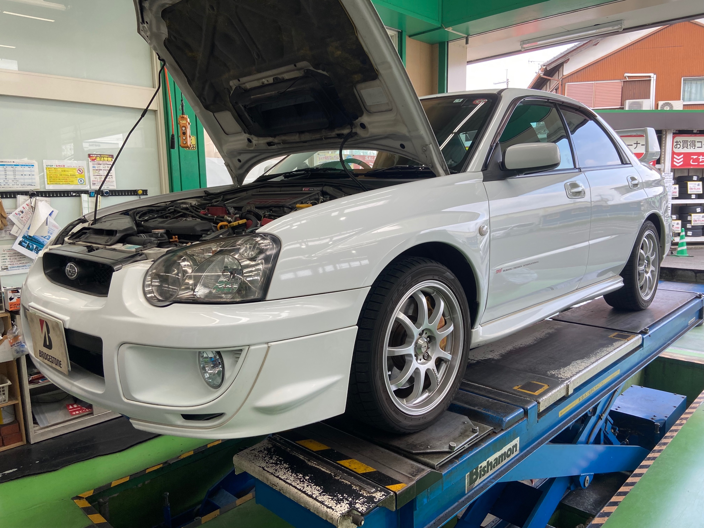 スバル GDBインプレッサWRX STI】ポテンザS007A MOBOX購入＆ウェッズSA