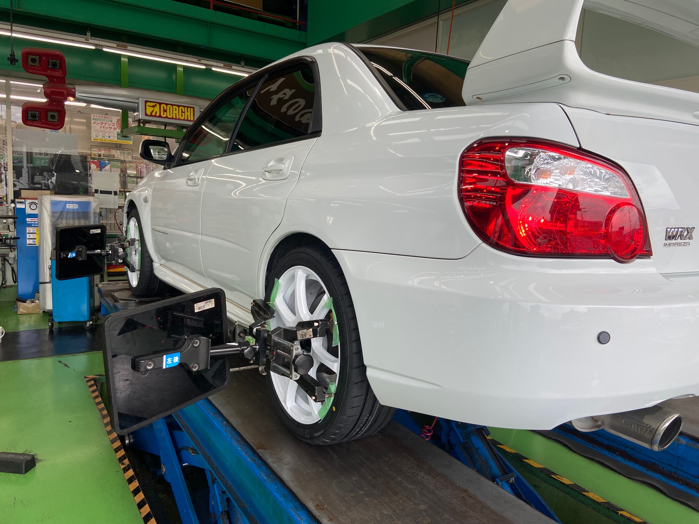 スバル GDBインプレッサWRX STI】ポテンザS007A MOBOX購入＆ウェッズSA