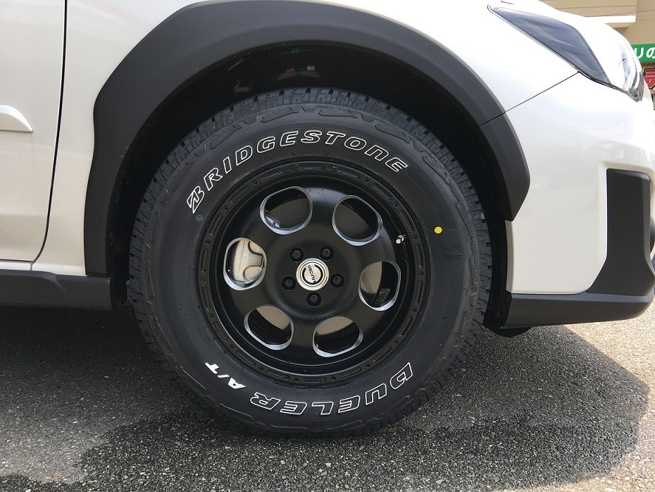 スバル ｘｖ にこのホイール タイヤ タイヤ ホイール関連 タイヤ ホイール交換 取付 サービス事例 タイヤ館 松崎 タイヤからはじまる トータルカーメンテナンス タイヤ館グループ