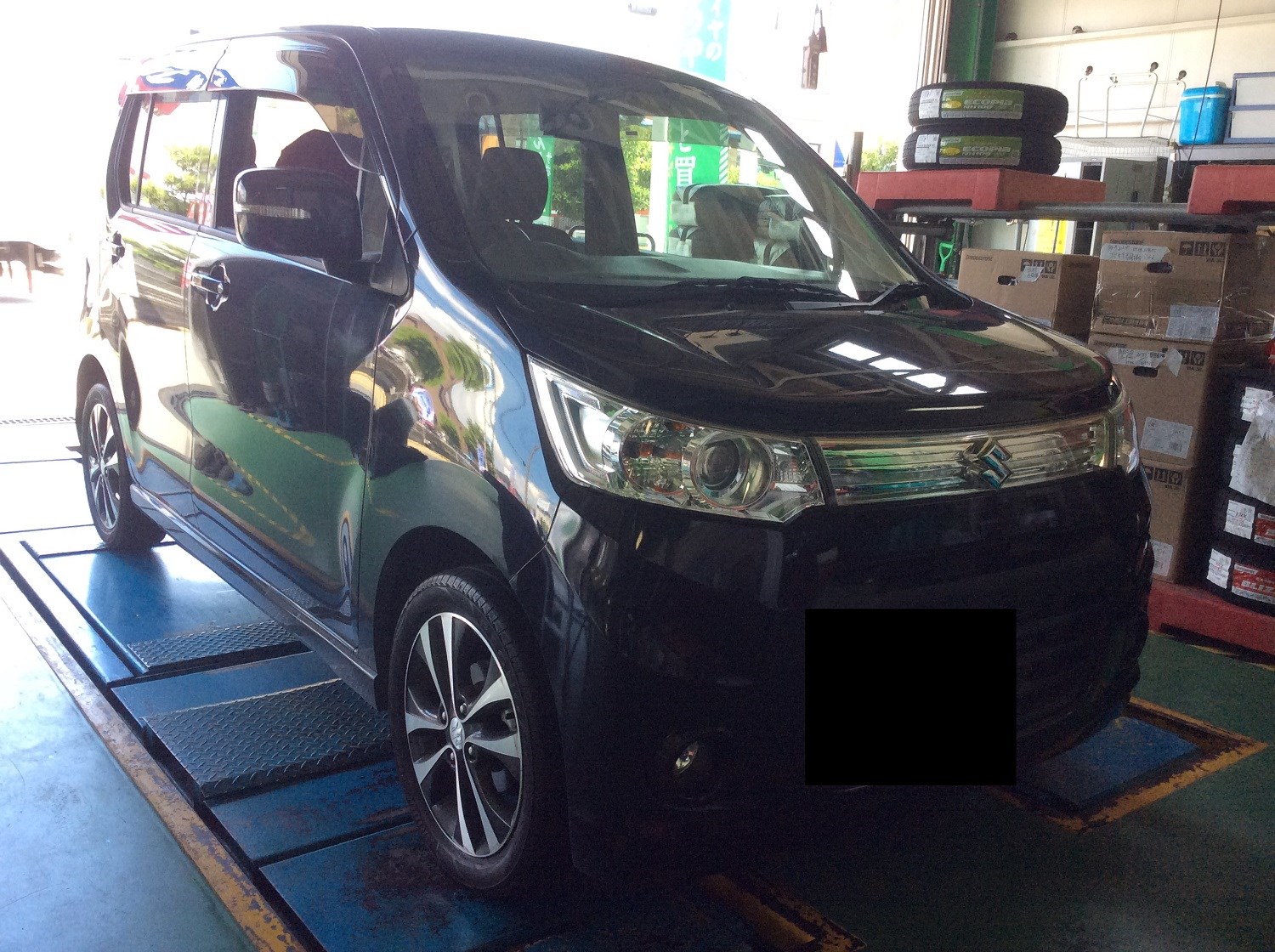 ﾜｺﾞﾝR　ｽﾃｨﾝｸﾞﾚｰ　さん。　ﾚｸﾞﾉGR-ﾚｼﾞｪｰﾗ装着してます♪