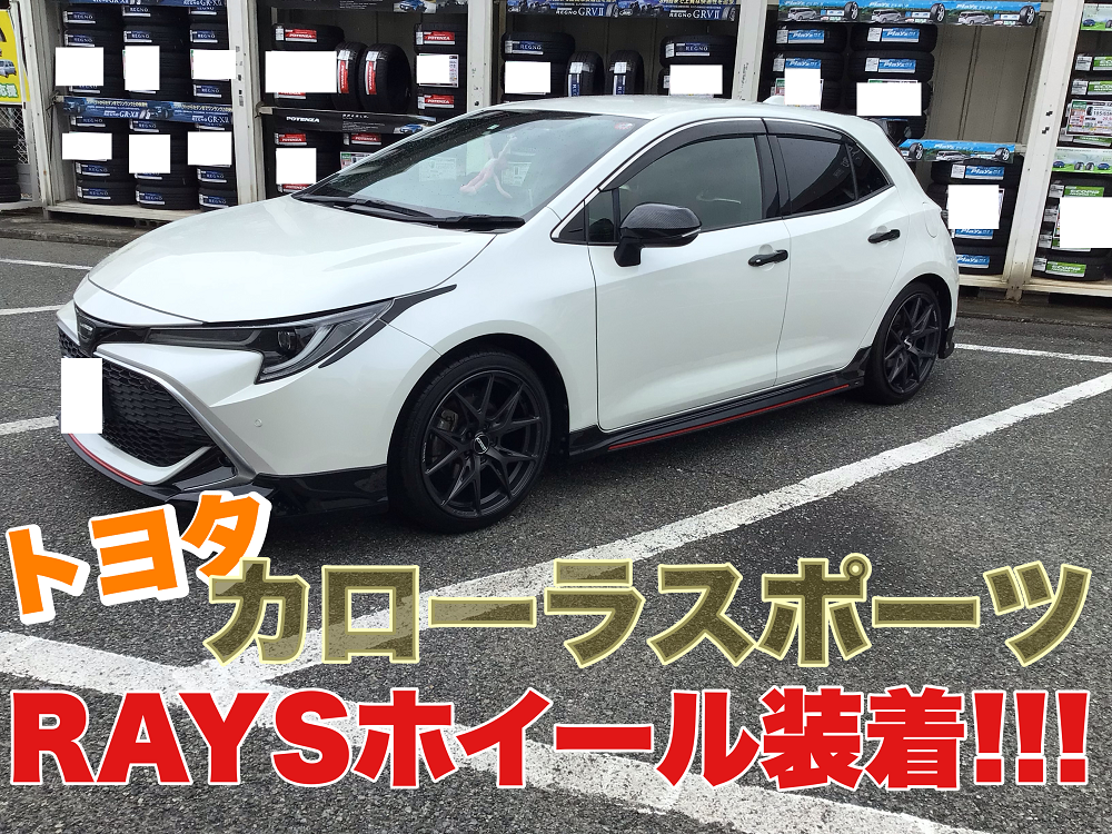 トヨタ カローラスポーツ 純正タイヤホイール 18インチ