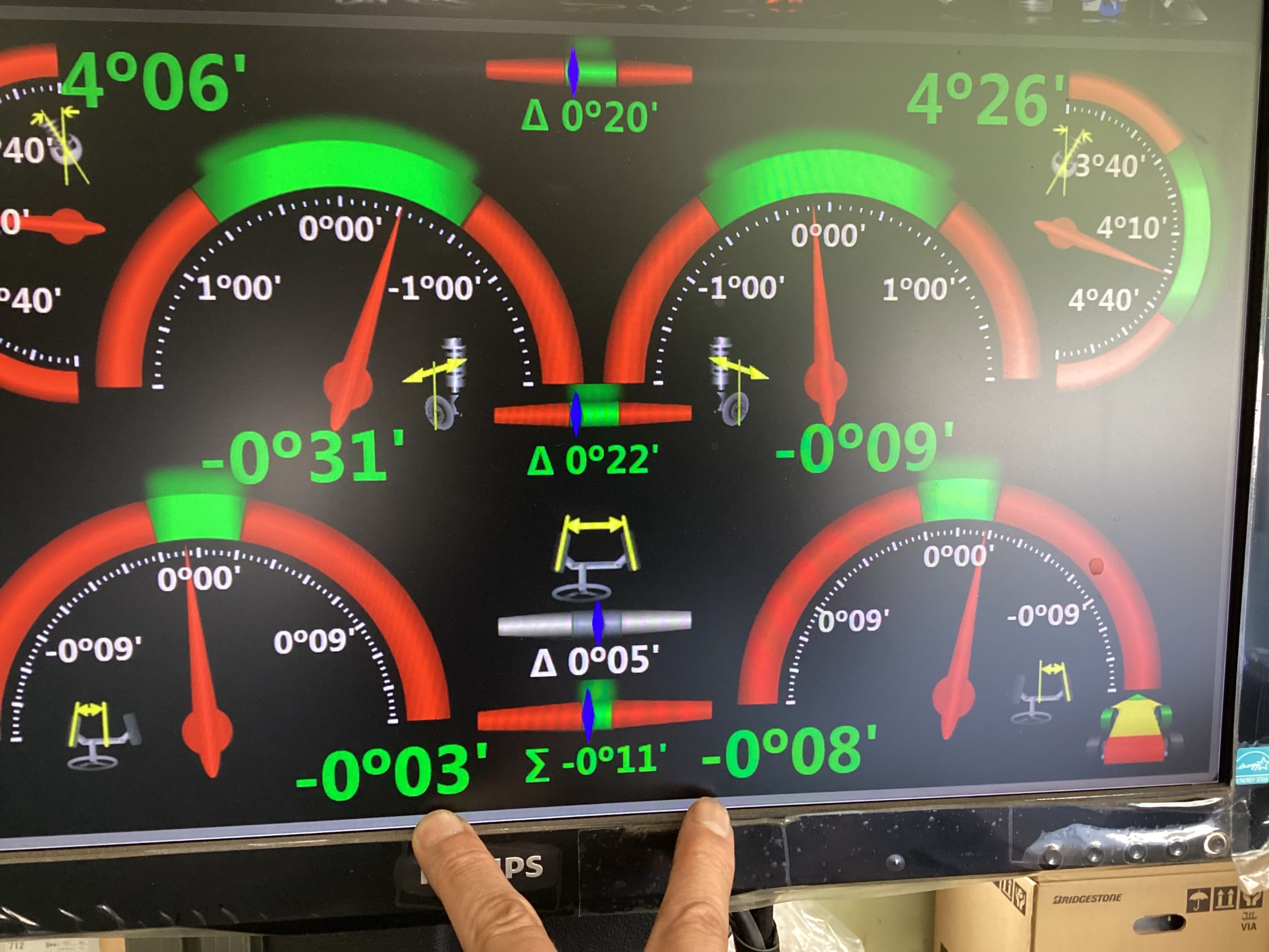 ホンダ　JH3型　N-WGN　アライメント調整　タイヤ館五日市