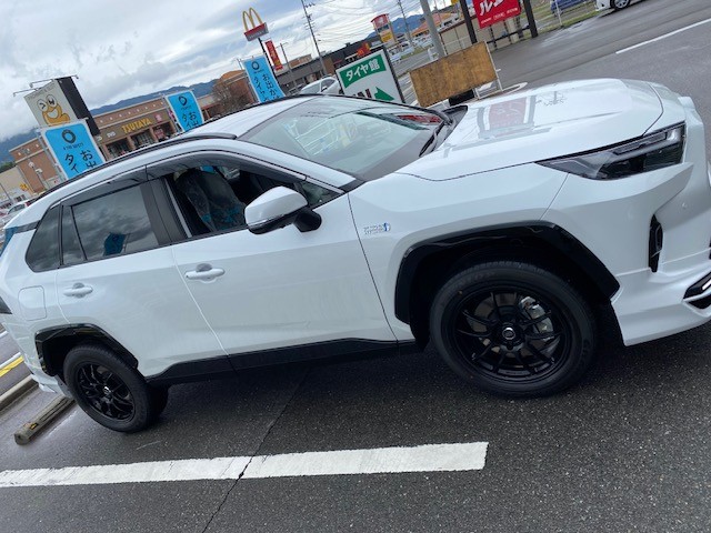 2個口①【新車外し】トヨタ RAV4 PHV 純正 18インチホイール 4本 トヨタRAV4PHVホイール1本 2個口②【新車外し】トヨタ RAV4 PHV