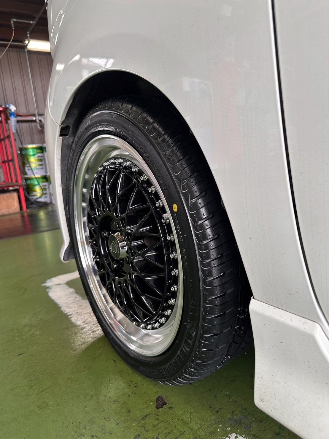 スズキ・スペーシアカスタム・MK53S】ホイール交換 | 店舗お