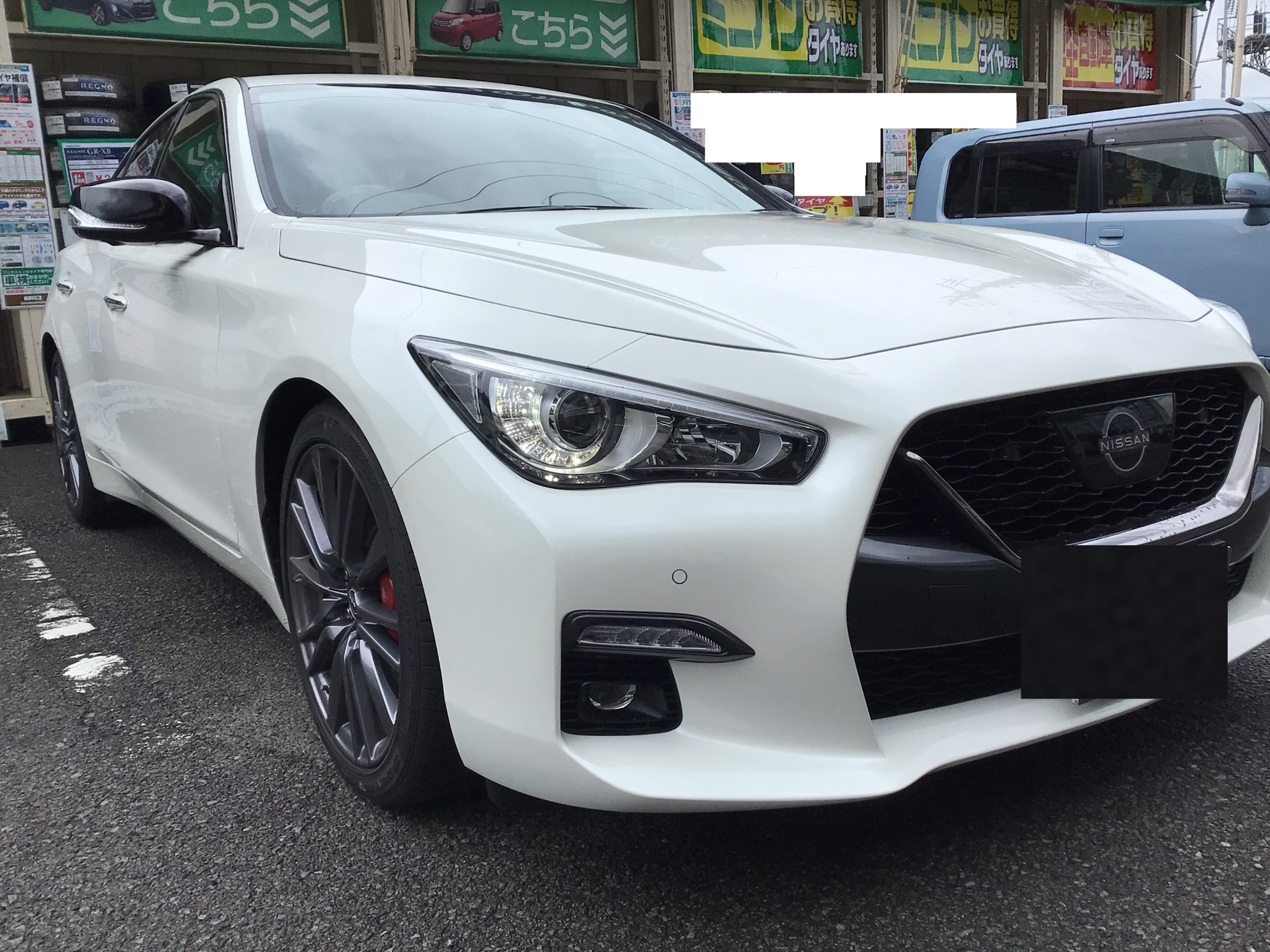 V37スカイライン 400R レーザー&レーダー探知機取付！！ | 店舗
