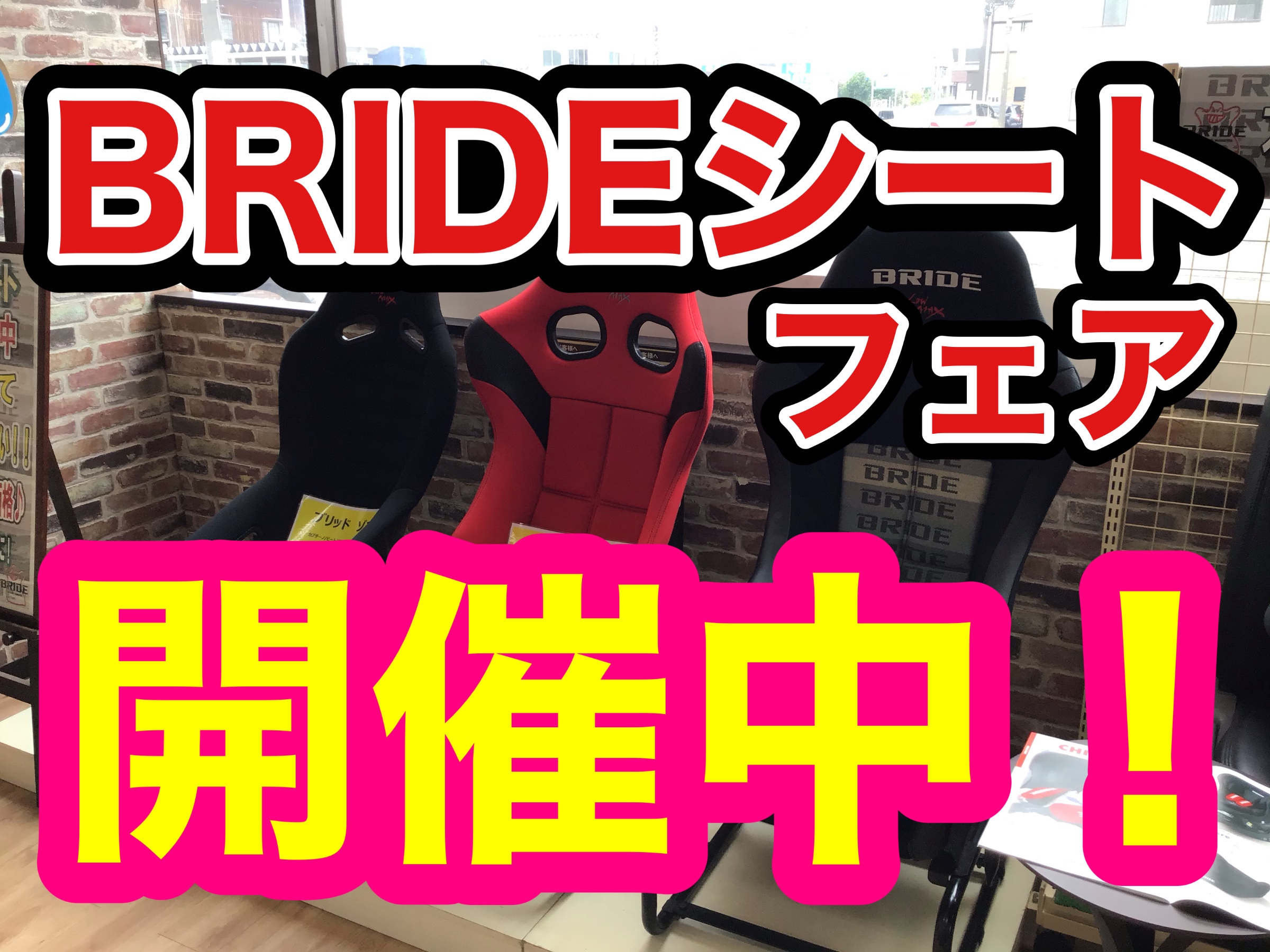 いよいよブリッドシートフェア開催！！ | 店舗おススメ情報