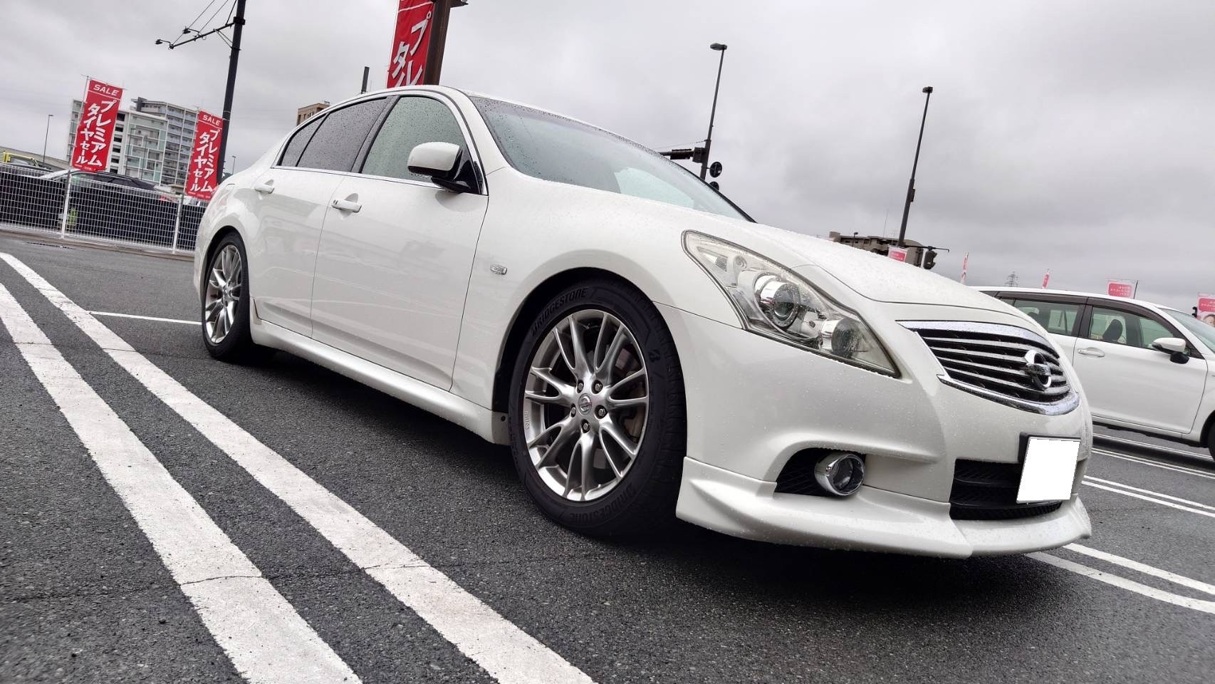 スカイライン【V36】にウェッズスポーツSA-25Rを装着しました！ | 日産