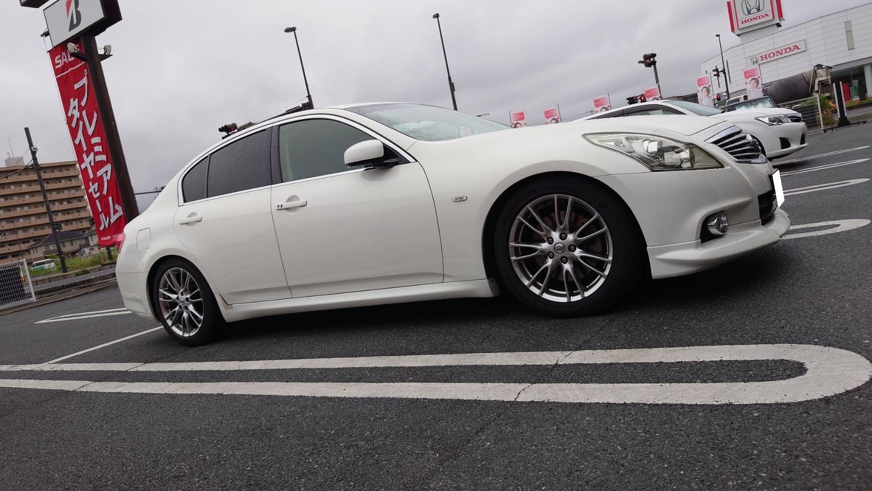 スカイライン【V36】にウェッズスポーツSA-25Rを装着しました！ | 日産