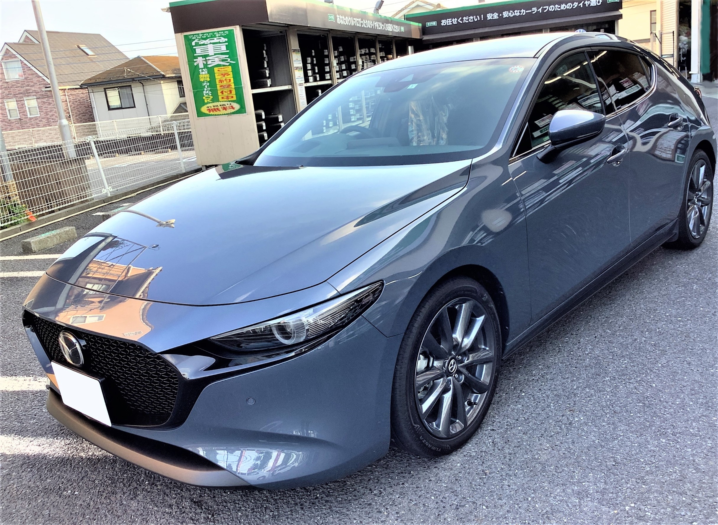 BP型MAZDA3、ダウンサスのお取り付け＆アライメント調整