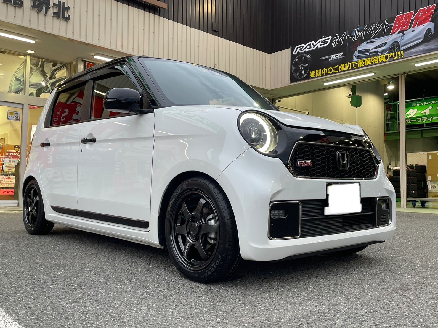 ホンダ N-ONE RSにRAYS VOLK RACING TE37 SONIC MMカラー15