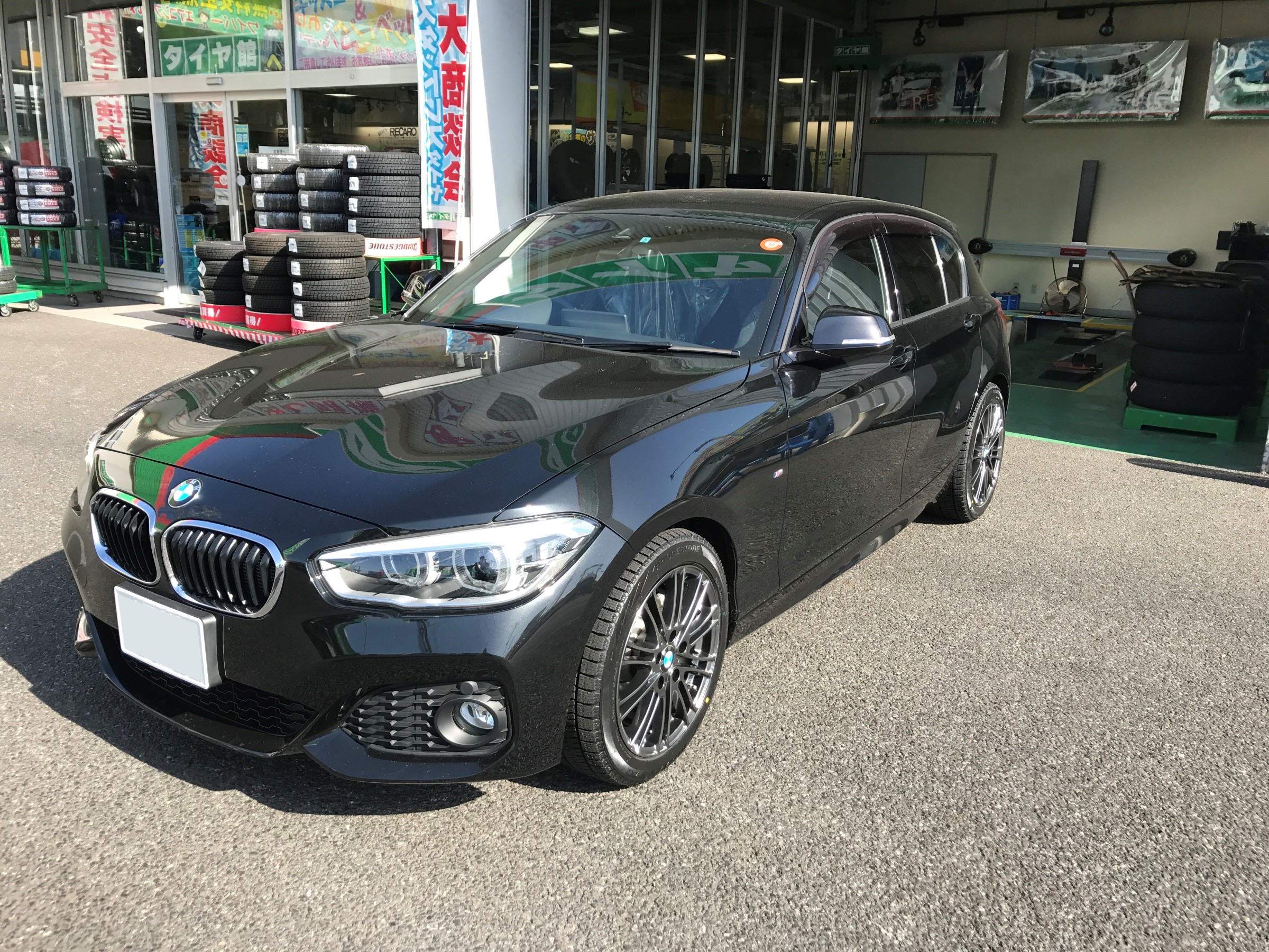 ＢＭＷ １シリーズ（Ｆ２０）スタッドレスタイヤ＆ホイールセット取付