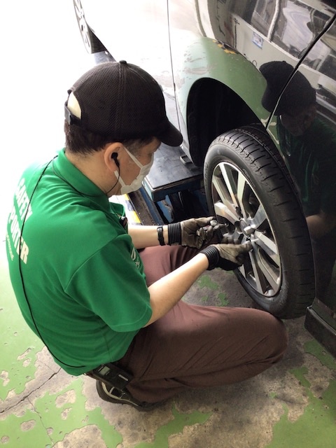岩国　タイヤ交換