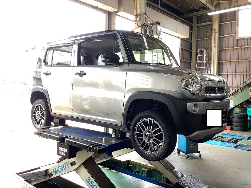 スズキ ハスラー BBS RE-L2 165/60R15 レグノ 取付