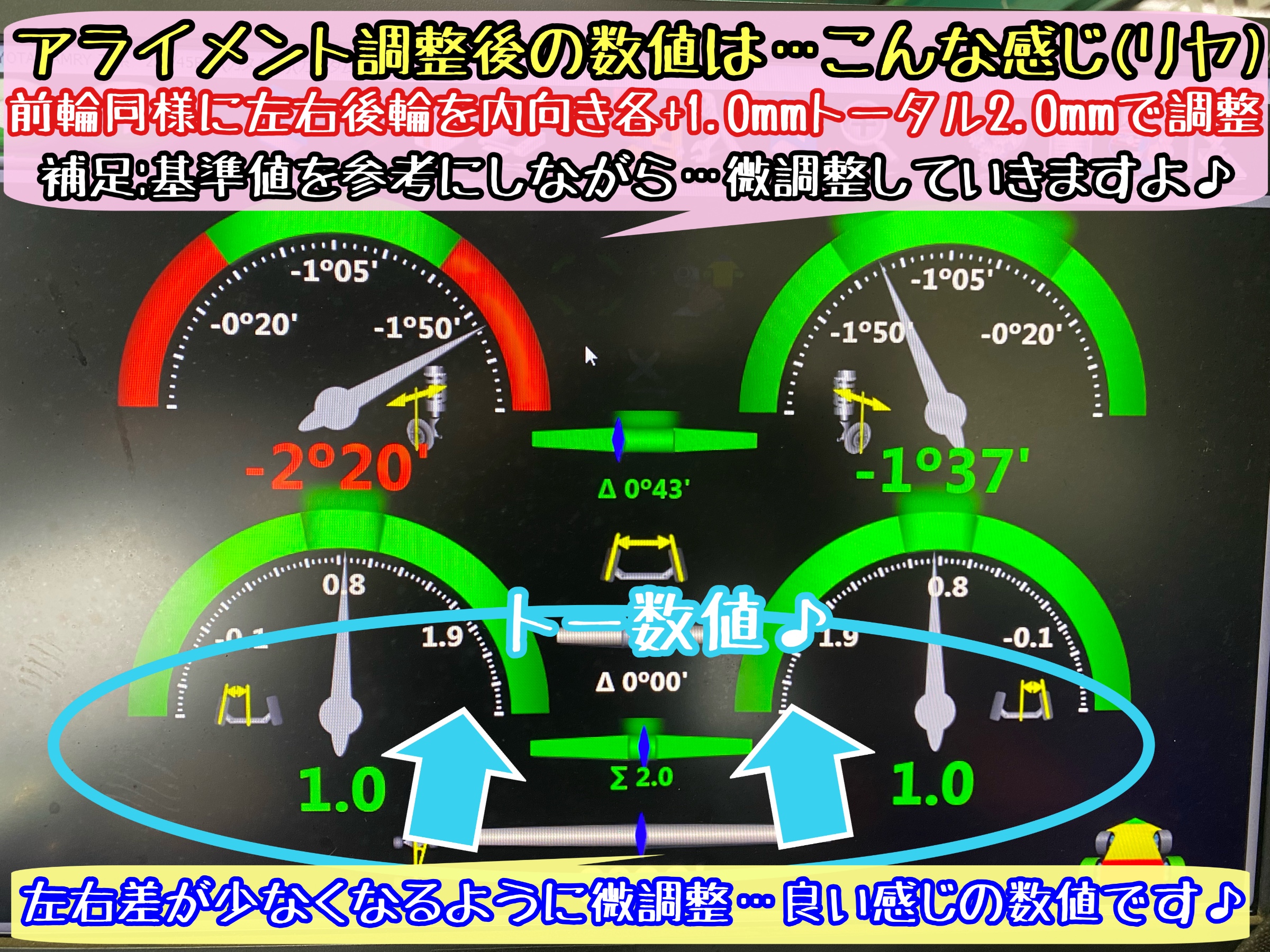 ブリヂストン　タイヤ館下松店　タイヤ交換　オイル交換　バッテリー交換　ワイパー交換　エアコンフィルター交換　アライメント調整　トヨタ　カムリ　車高調　ブリッツ　アルミホイール　バドックス　ロクサーニ