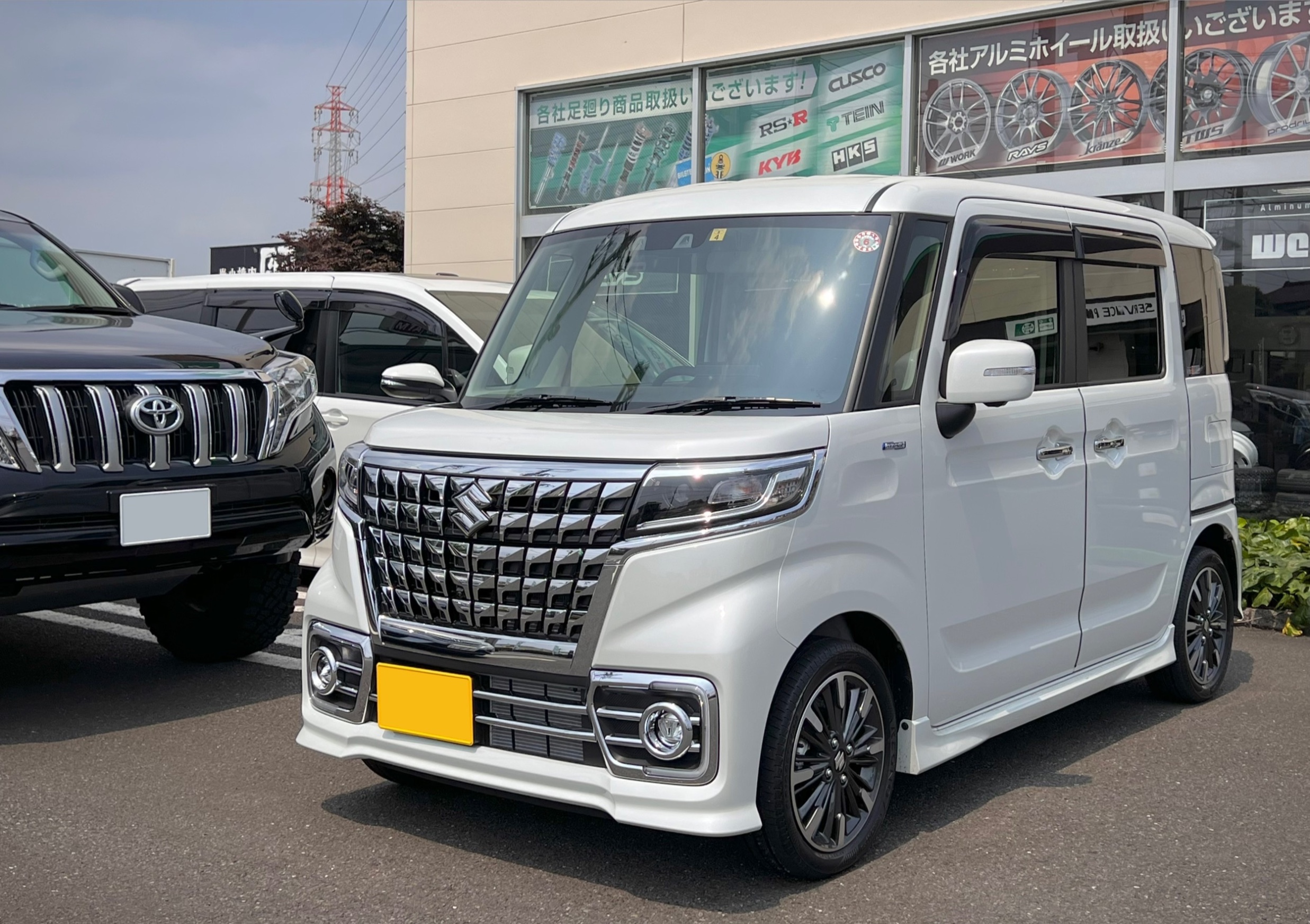 スペーシアカスタム REGNO GR-Leggera 装着。 | 店舗おススメ情報