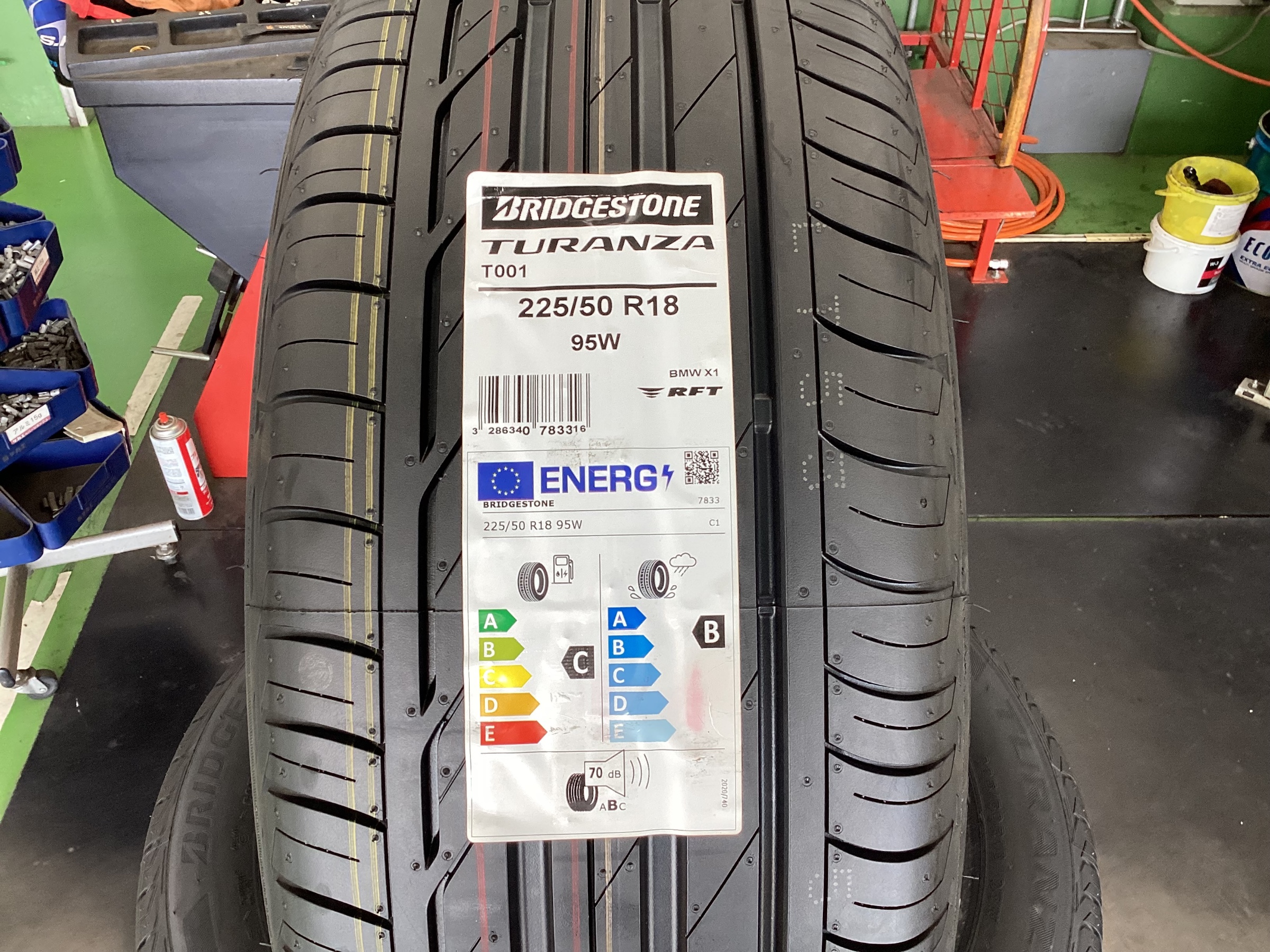 BMW MINI ワーゲン新品2本セット　タイヤ　ブリヂストン　BRIDGESTONE  トランザ　TURANZA T001 BMW MINI ワーゲン新品2本セット タイヤ ブリヂストン BRIDGESTONE