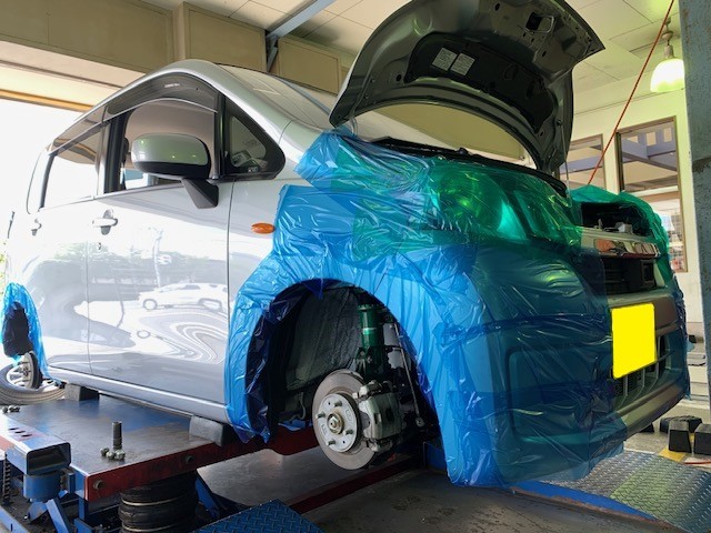 ムーヴ（LA100S） 車高調取り付け(*´ω｀*) | 店舗おススメ情報