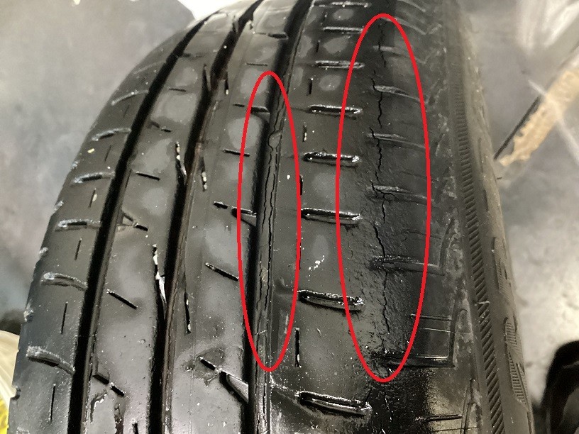三菱　コルト　タイヤ交換　175/65R14　ブリヂストン　ニューノ