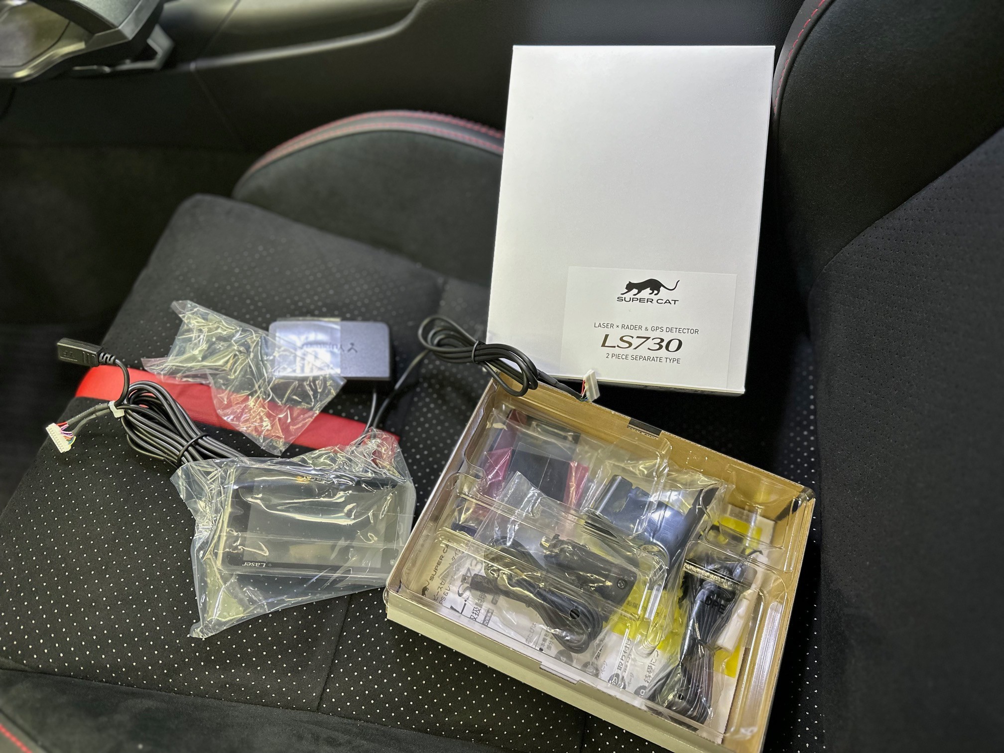 スバル ＢＲＺ ユピテル レーザー＆レーダー探知機 ＬＳ730 取付