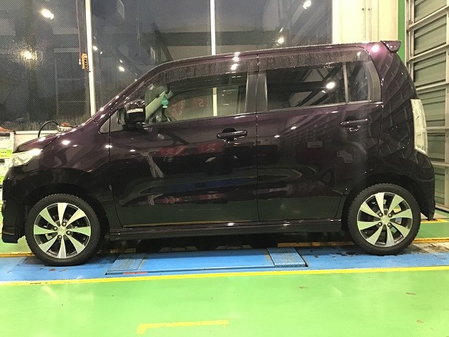 スズキ ワゴンR（MH22S） BLITZ車高調＋シュタイナーFTX16インチ