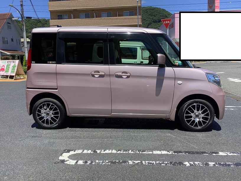 スズキ　スペーシア　タイヤホイール交換