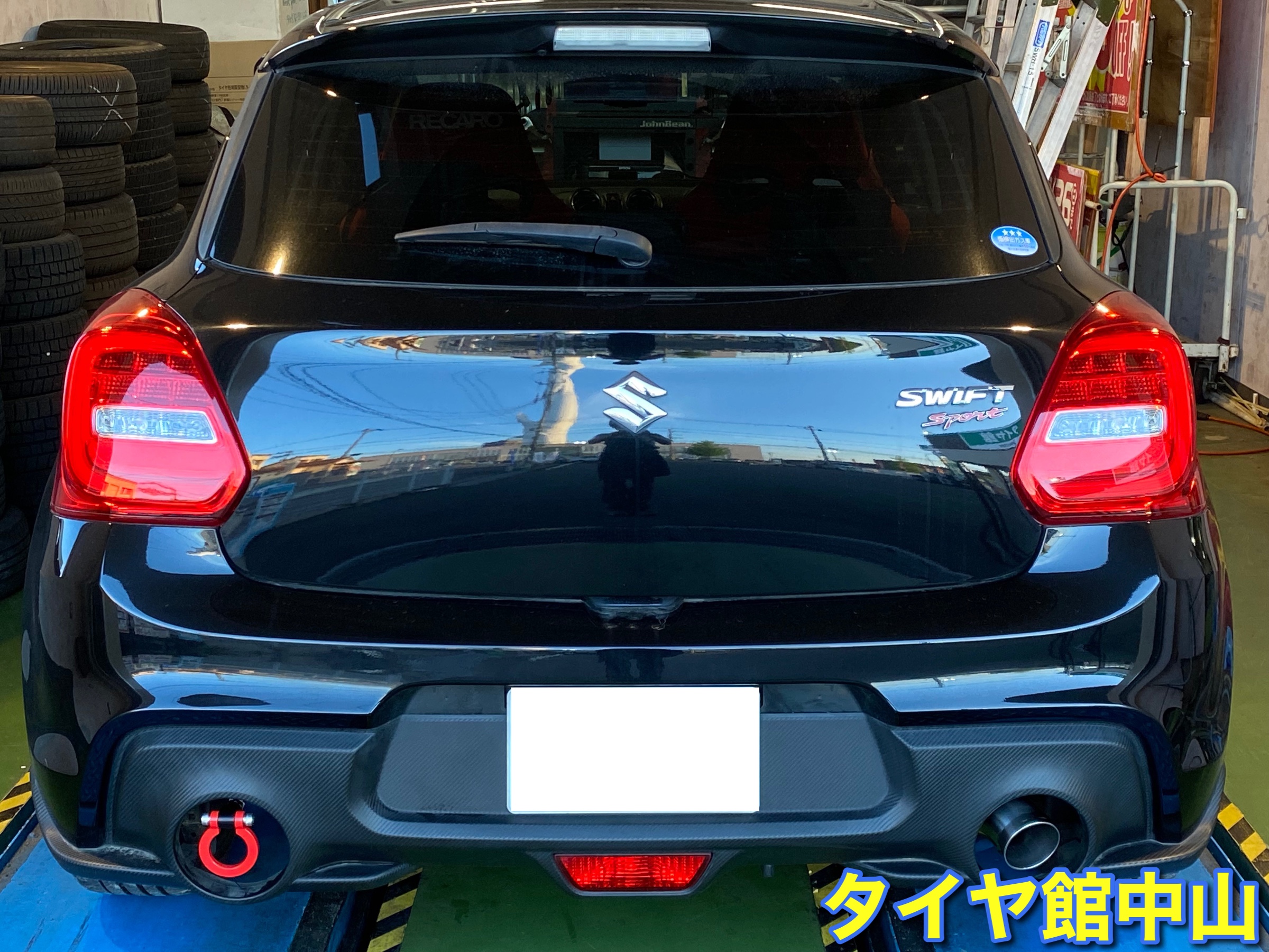スイスポ用 TMスクエア コンプリートマフラー R-60 取付！ | 店舗お