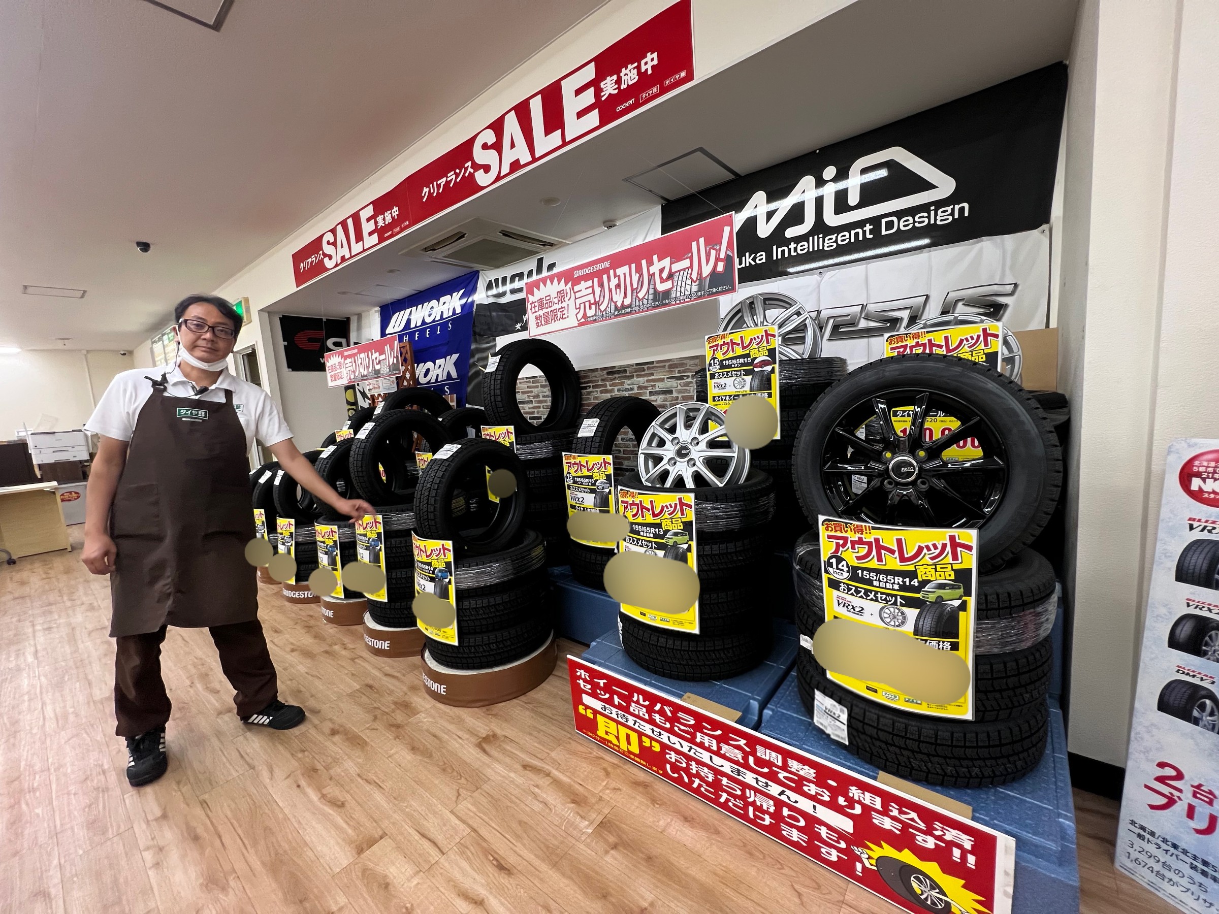 アウトレットあります！ タイヤ 取付施工事例集です♪ タイヤ館 旭川すえひろ タイヤからはじまる、トータルカーメンテナンス タイヤ館グループ