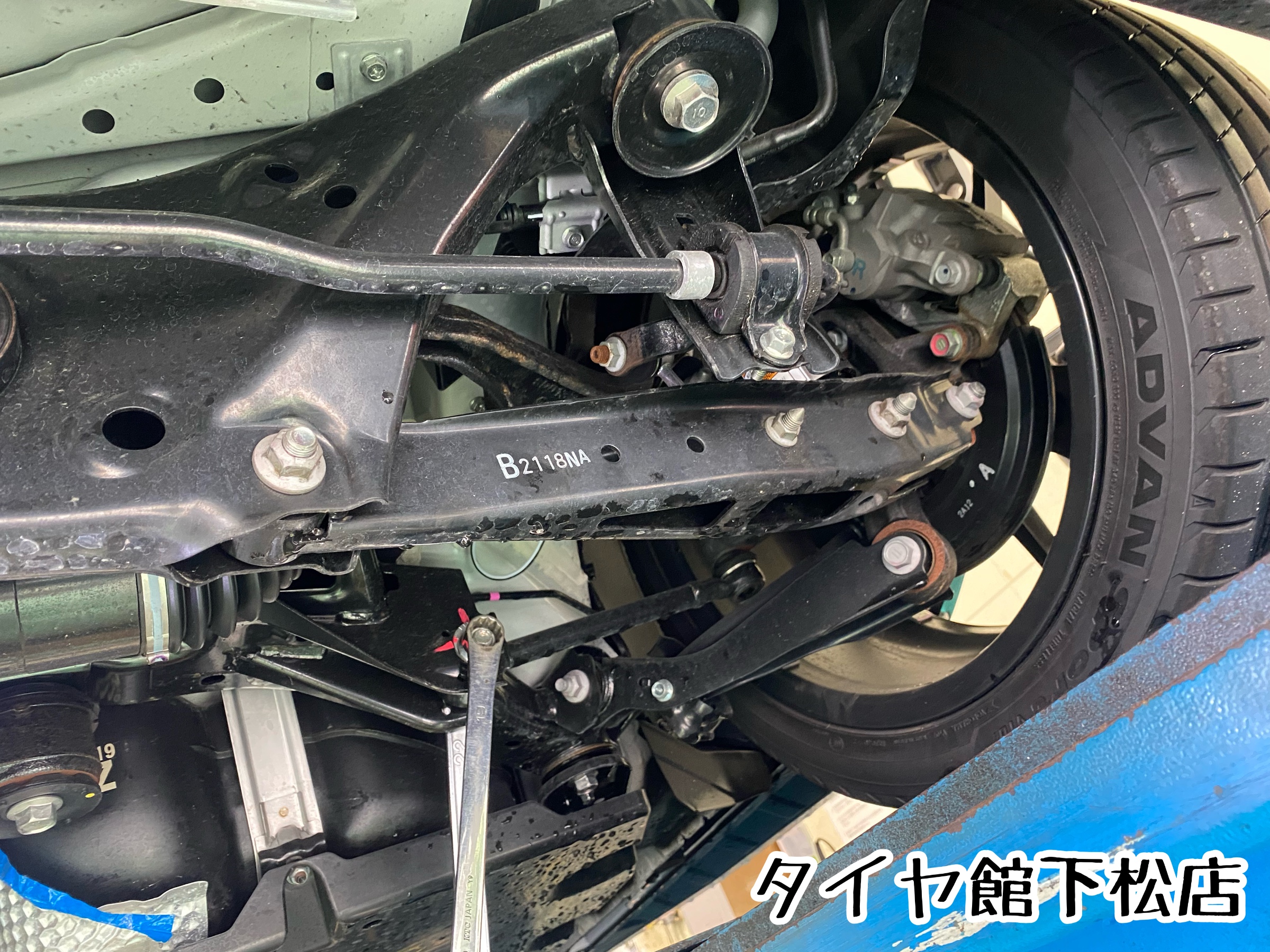 トヨタ GR86 ZN8型 HKSさんの車高調HIPERMAX S取付後の トヨタ GR86 ZN8型 HKSさんの車高調HIPERMAX S取付後の