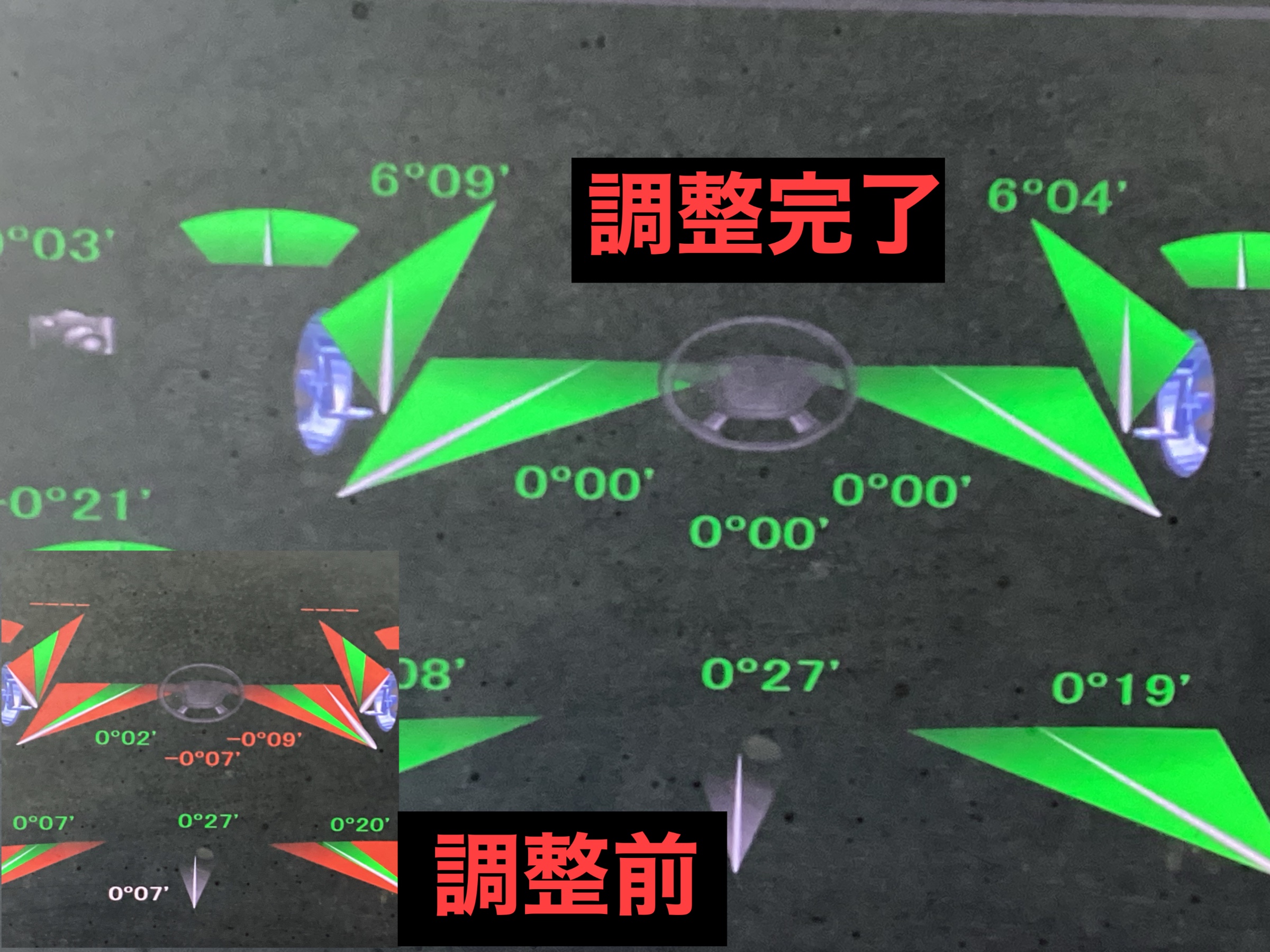 調整完了