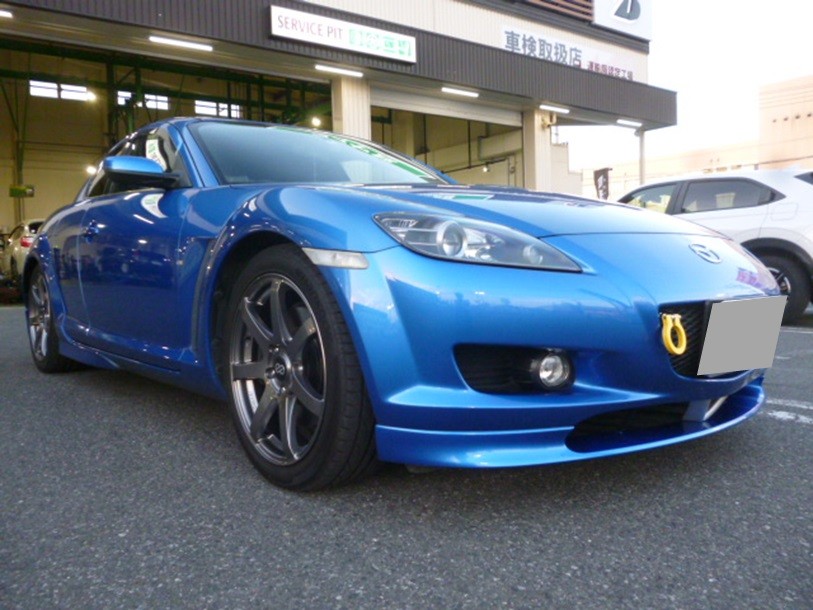 ドレスアップもオマカセください☆RX-8（SE3P）車高調取付