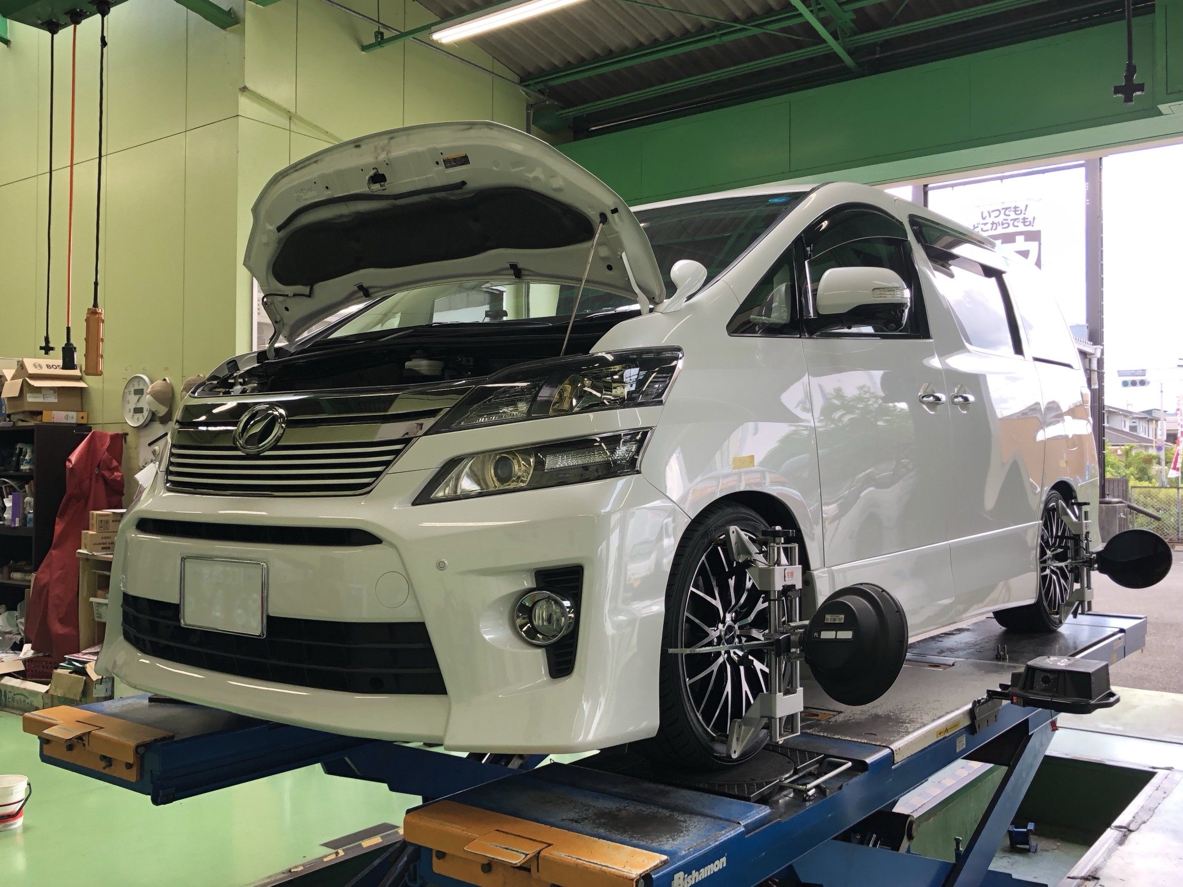 20型 ヴェルファイア TEIN 車高調取り付け！！ | 店舗おススメ