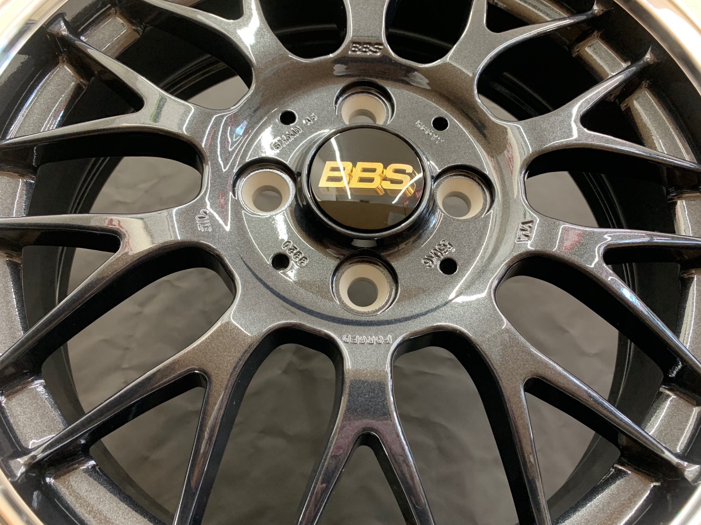 BBS RG-F 鍛造 華々しい RG357 6.5J PCD100 4H 4穴 ET37