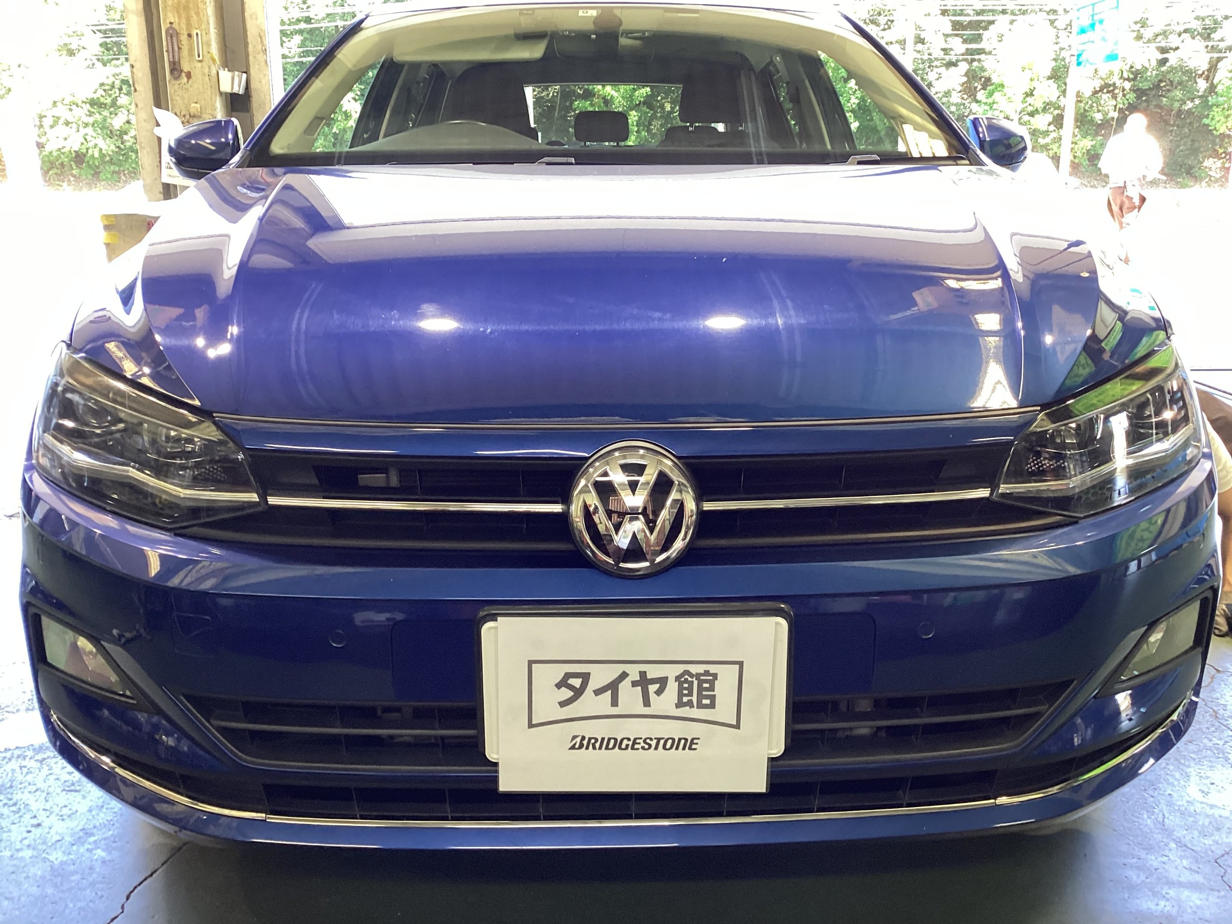 VW 　ポロ　エコピアNH200へタイヤ交換＆ハブ防錆施工　タイヤ館五日市店