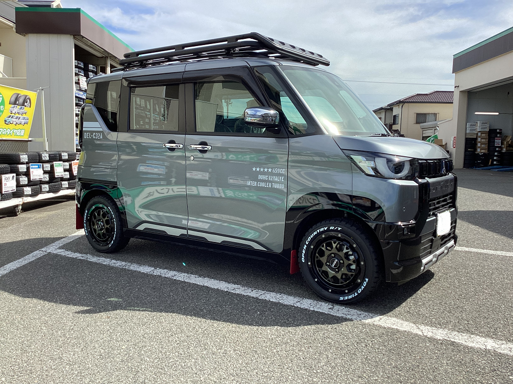 三菱デリカミニ】RAYS チームデイトナM9 15インチ装着しました