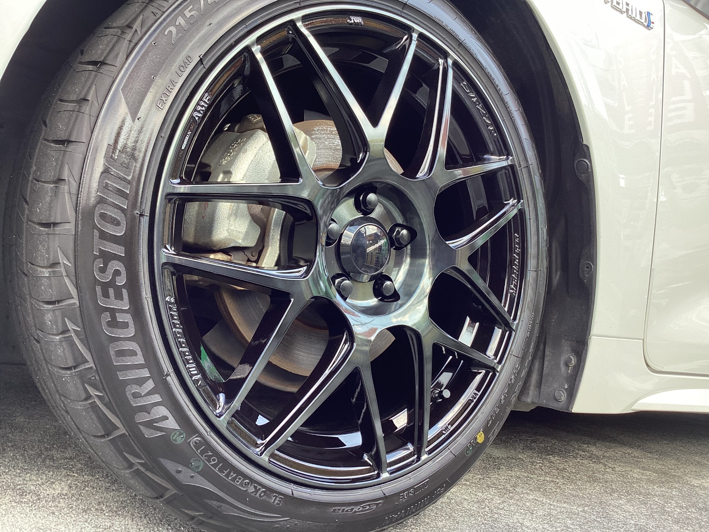 カローラフィールダー等に】WEDS WedsSport SA-27R 15×6J 4H 100 +38