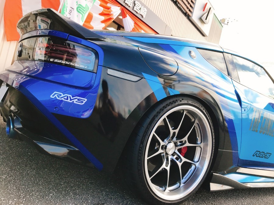 RAYS！デモカー！フェアレディZ！Z34！G025！動画あり