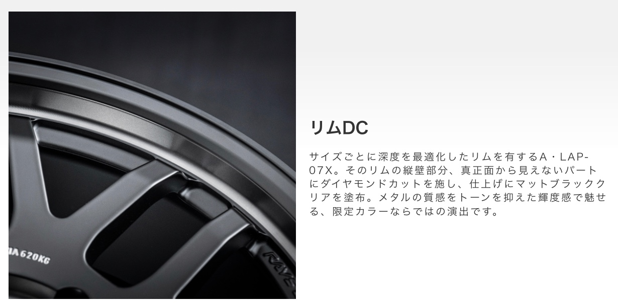 アルミホイール紹介〜RAYS レイズさんのA⚫︎LAP-07X