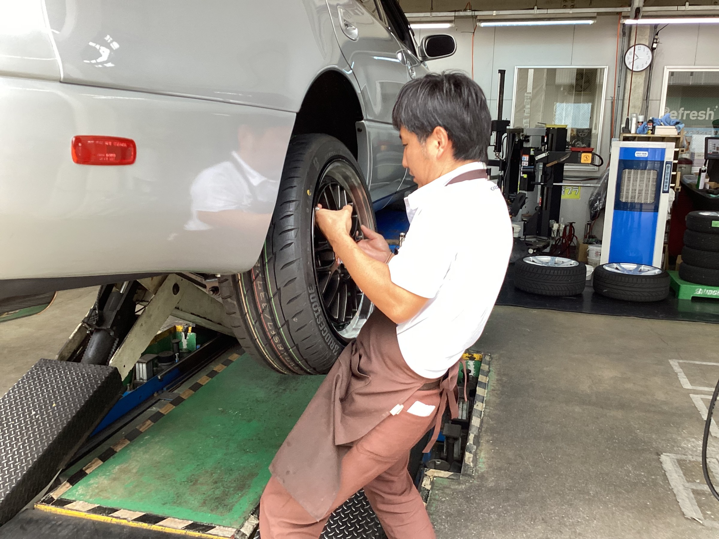 トヨタ　14アリスト　BBS　LM　１８インチ取付